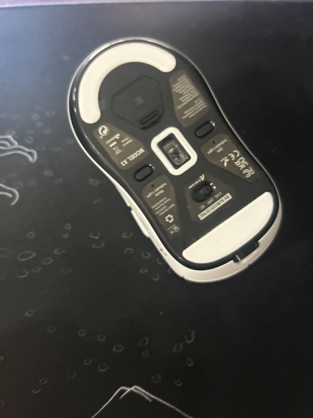 ATTACK SHARK X3 49g Ultra-Lightweight Wireless Gaming Mouse, White&Tape | Bluetooth 5.2/2.4G Wireless/Wired, PAW3395 Gaming Sensor, 26K DPI, 200h Battery Life, Programmable Buttons for PC/Mac/Win customer photo 1