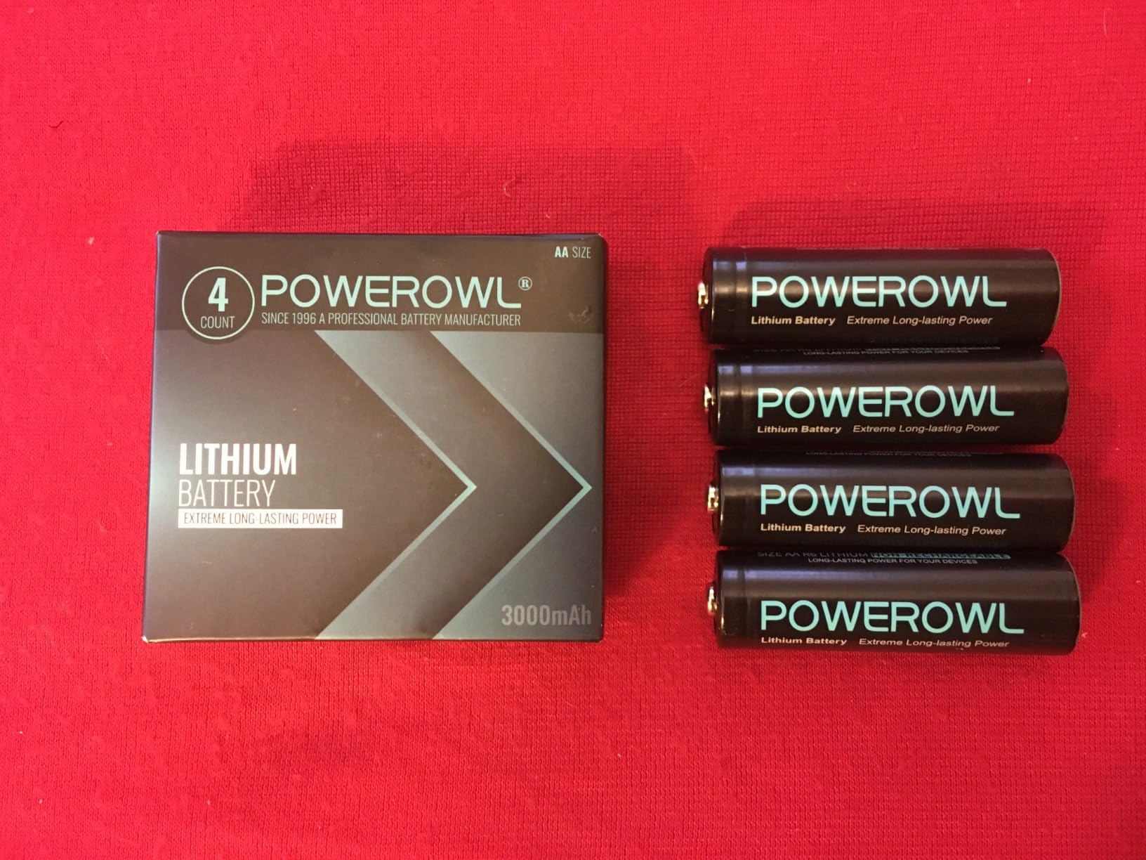 POWEROWL Lithium AA Batteries, 1.5V High Capacity Double A Battery for Camera Freezer Thermometer etc, 12 Pack (Non-Rechargeable) customer photo 2