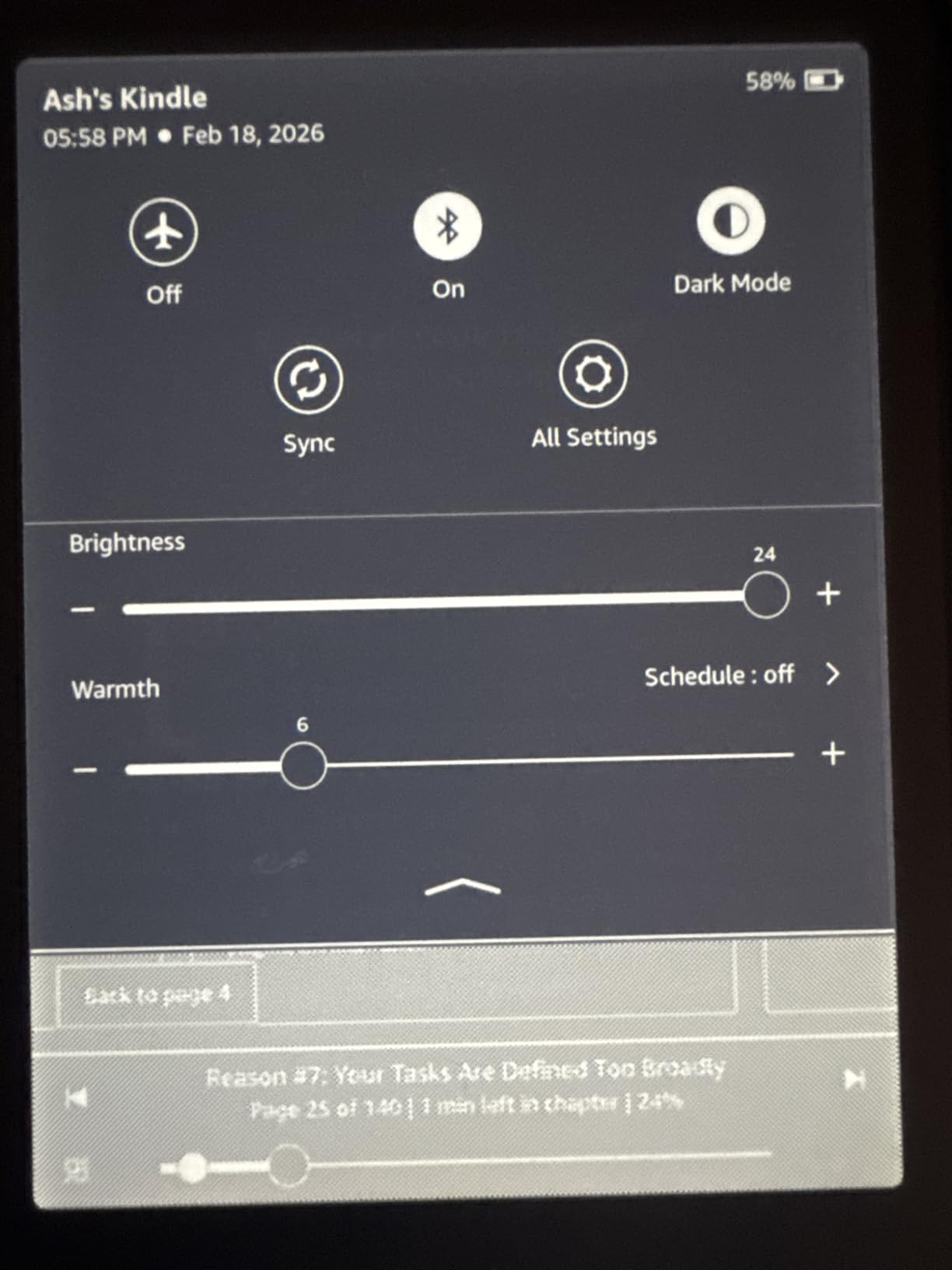 Amazon Kindle Paperwhite Signature Edition 32GB (newest model) - 20% faster with auto-adjusting front light, wireless charging, and weeks of battery life - Metallic Raspberry customer photo 1