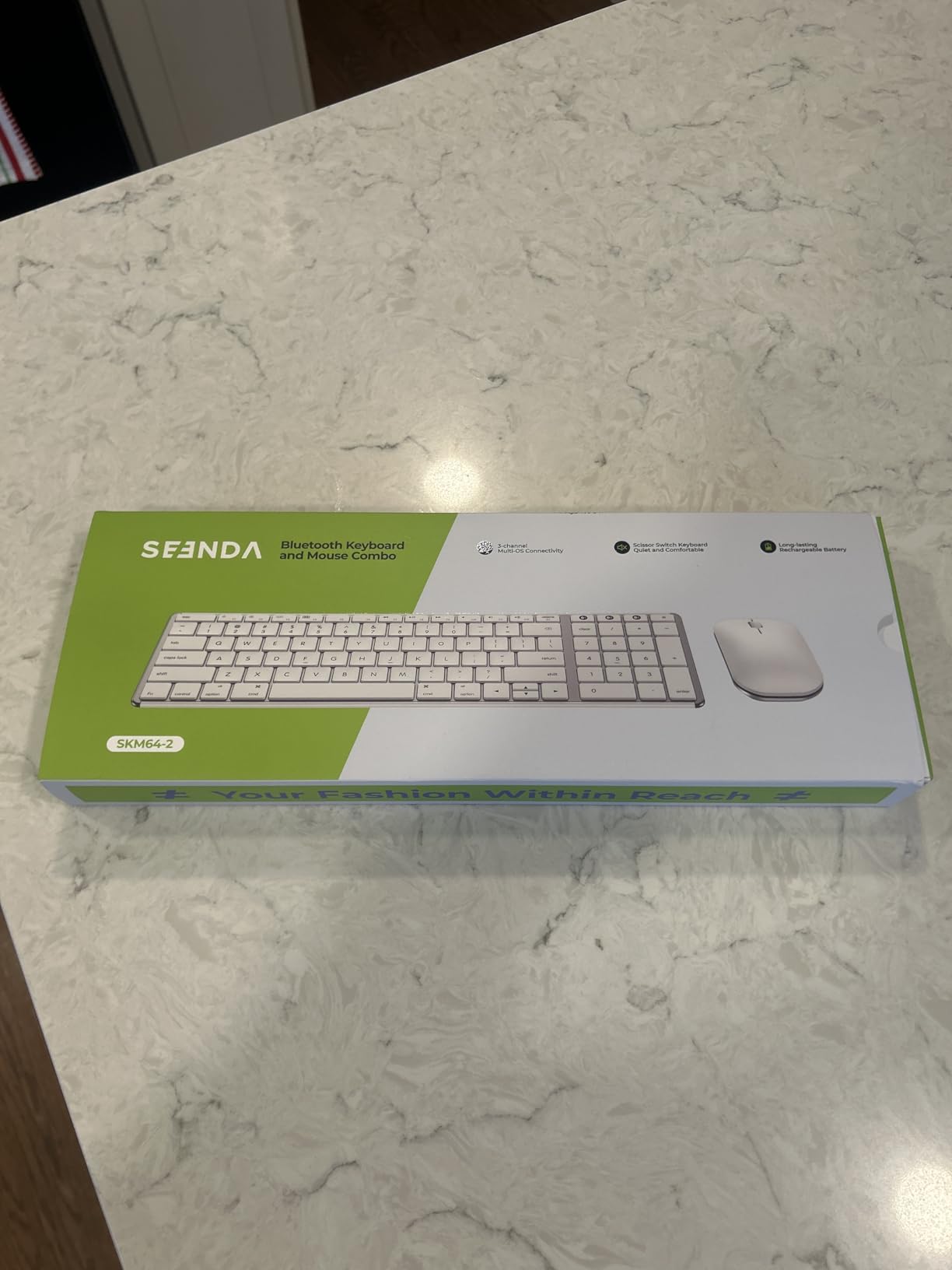 seenda SKM64-2 Bluetooth Keyboard and Mouse Combo for Mac, MacBook and iPad customer photo 1