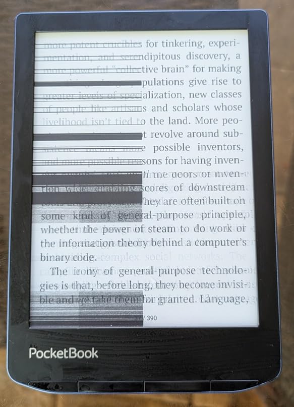 PocketBook Verse Pro E-Reader Waterproof | Eye-Friendly 6'' E-Ink Carta HD Touchscreen | Audio-Book & E-Book Reader | Text-to-Speech Function | SMARTlight | 16GB | WiFi & Bluetooth | Azure customer photo 1
