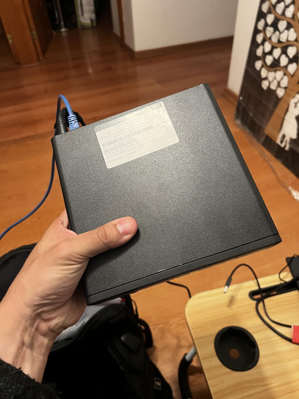 HP EliteDesk 800 G4 Mini Tiny Business PC, Intel Hexa-Core i5-8500T up to 3.5GHz, 16GB DDR4 RAM, 256GB NVMe SSD, Dual Monitor Support, WiFi, Bluetooth, HDMI, DisplayPort, Windows 11 64-bit (Renewed) customer photo 2