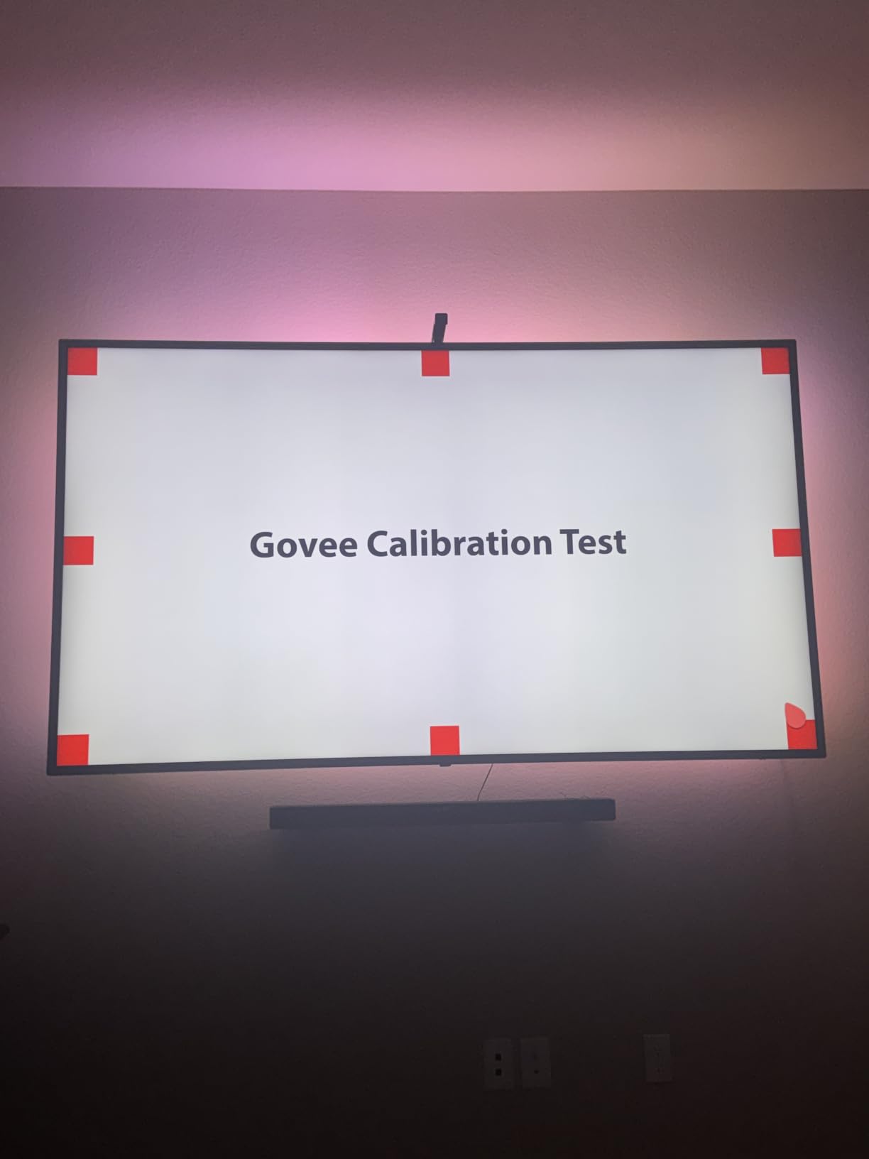 Govee TV Backlight 3 Lite, 16.4ft LED Strip Lights Sync with 75-85 Inch TVs | Upgraded Camera with Fish-Eye Correction Function, RGBICW Screen Sync Lighting, 4 Colors in 1 Lamp Bead, Voice & APP Control customer photo 1