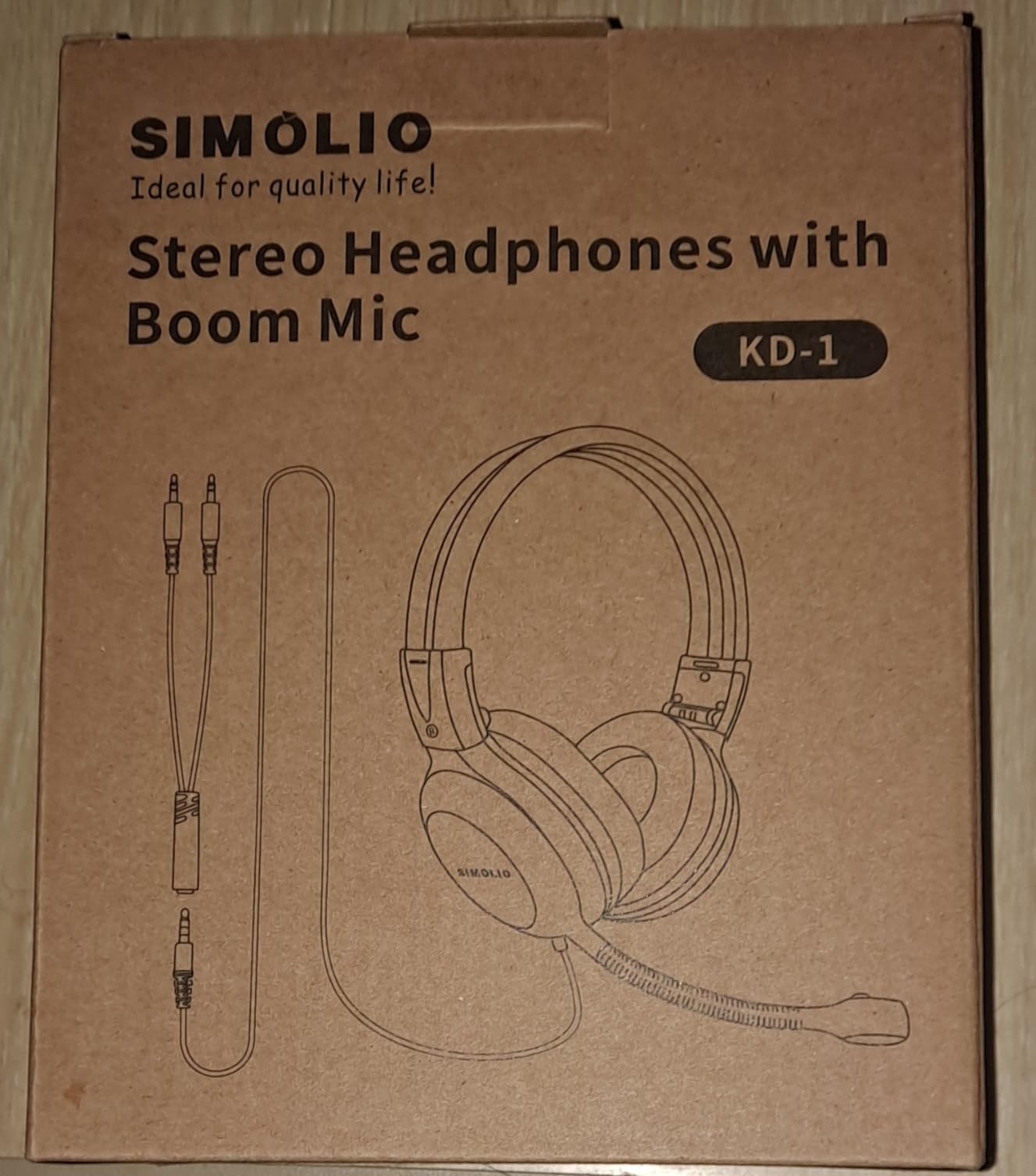 SIMOLIO Kids-Headphones with Microphone for School, 75/85/94 dB Wired Headphones with Boom Mic for iPad, PC, Laptop, Gaming, On Ear Pink Stereo Corded Headsets for Girls, Children, Teens, Students customer photo 2