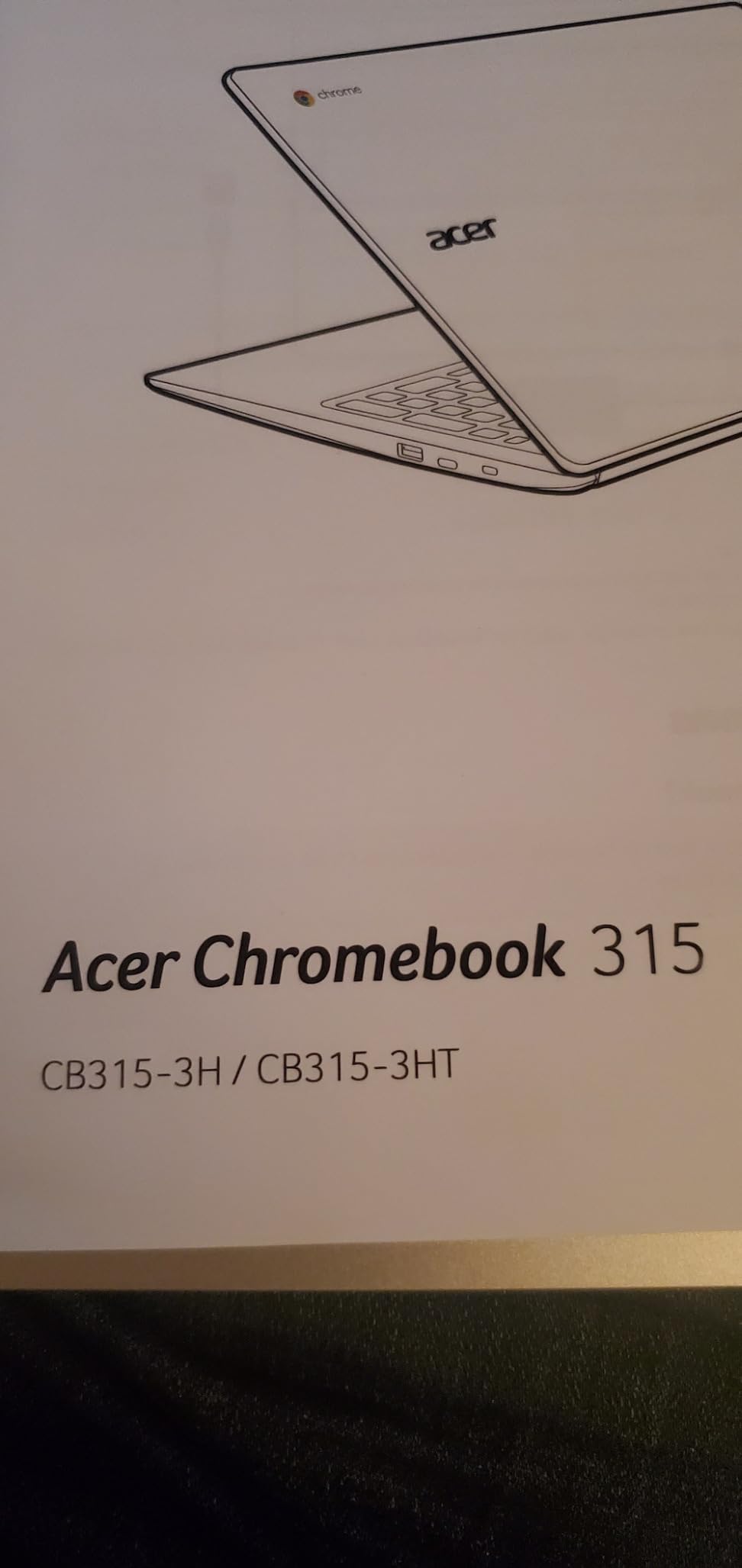 Acer Chromebook 315 Laptop, 15.6