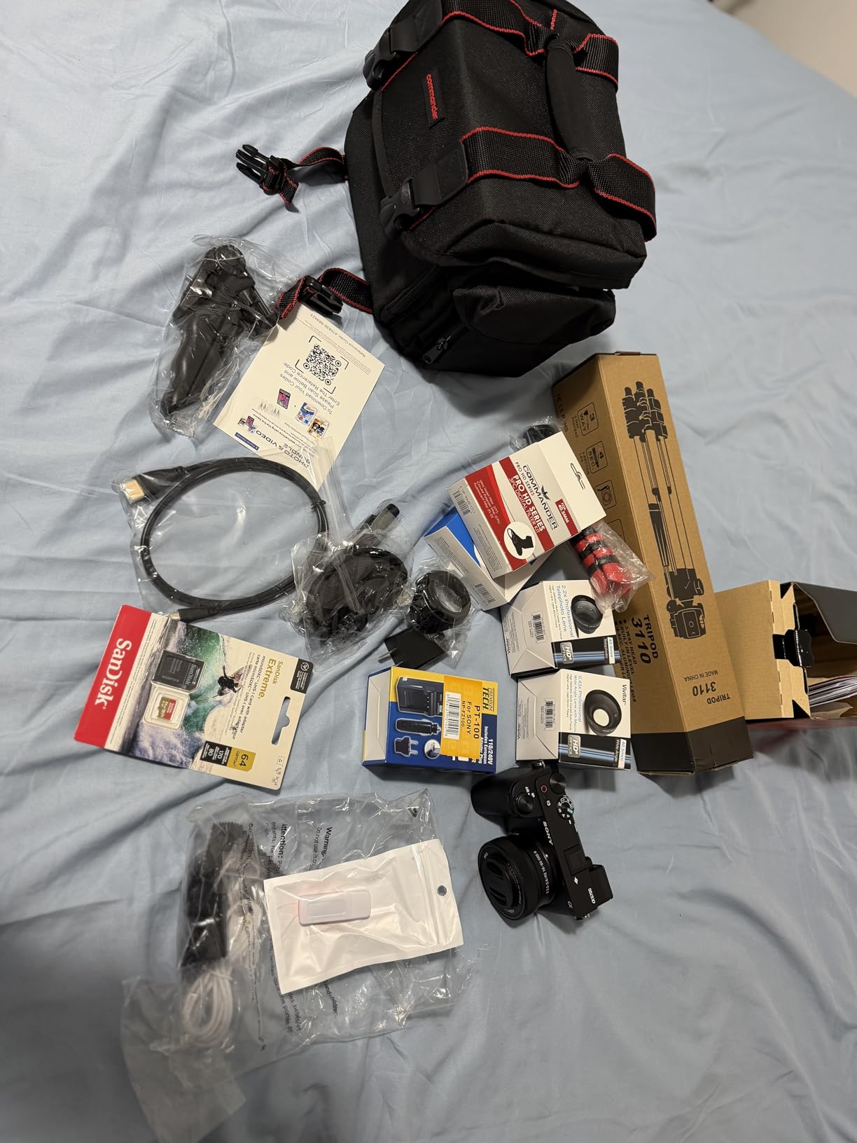 Sony a6700 Mirrorless Camera with 16-50mm Lens, 128GB Memory, Wide Angle & 2X Lenses, Case, Tripod, Filters, Hood, Grip, Spare Battery & Charger, Editing Software Kit - Deluxe Bundle customer photo 1