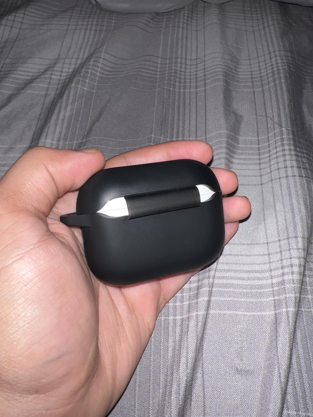 Ljusmicker for AirPods Pro Case Cover with Cleaner Kit, Soft Silicone Protective Cover for Apple AirPod Pro 2nd/1st Generation Case for Women Men, AirPods Pro 2/Pro Case Accessories with Keychain-Black | Cleaner Kit customer photo 2