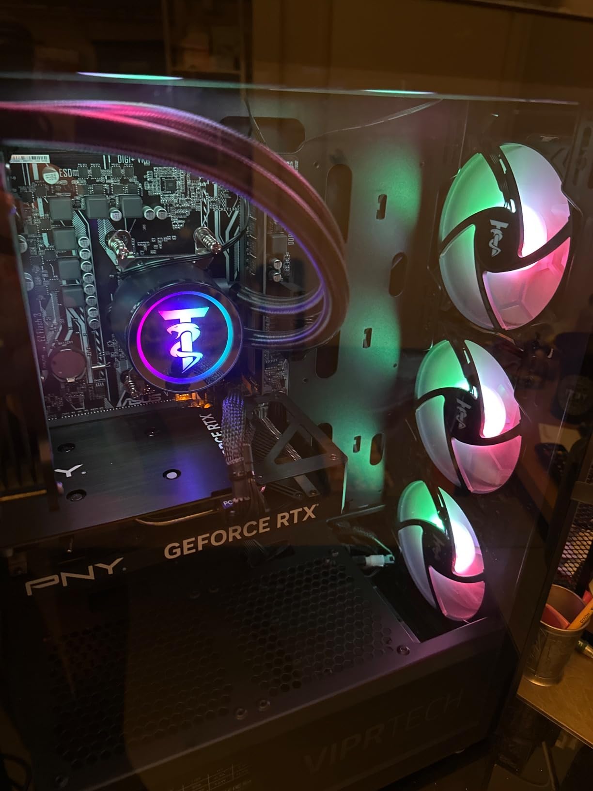 ViprTech Ghost 3.0 Gaming PC, Ryzen 7, RTX 4060 8GB, 16GB/1TB SSD Onyx Black | AMD Ryzen 7 (4.4Ghz Turbo), RTX 4060 8GB, 16GB DDR4 RAM, 1TB SSD, VR-Ready customer photo 1