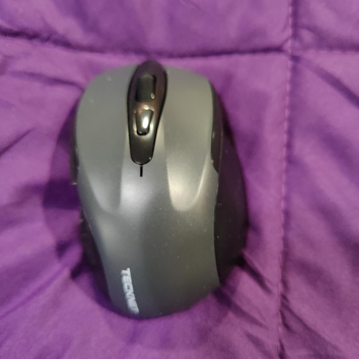 TECKNET Wireless Mouse, BT 5.0/2.4G, Rechargeable 6-DPI Silent, Grey customer photo 1