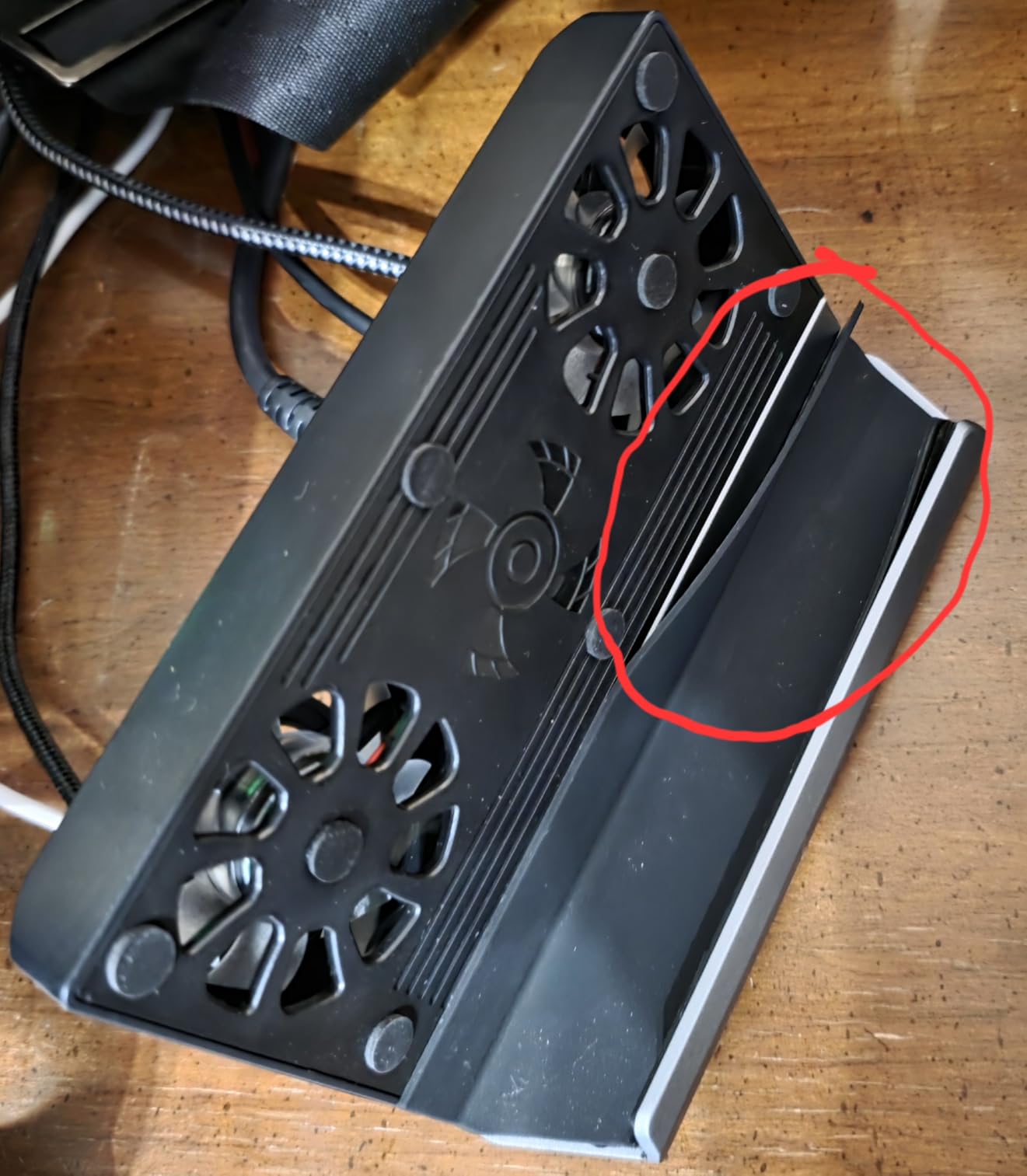 YCE 12-in-1 Steam Deck Dock for ROG Ally X, Steam Deck, Legion Go, Switch | Dual 5cm RGB Cooling Fans, 6 USB Ports, 4K60Hz HDMI, Gigabit Ethernet, 100W PD customer photo 2