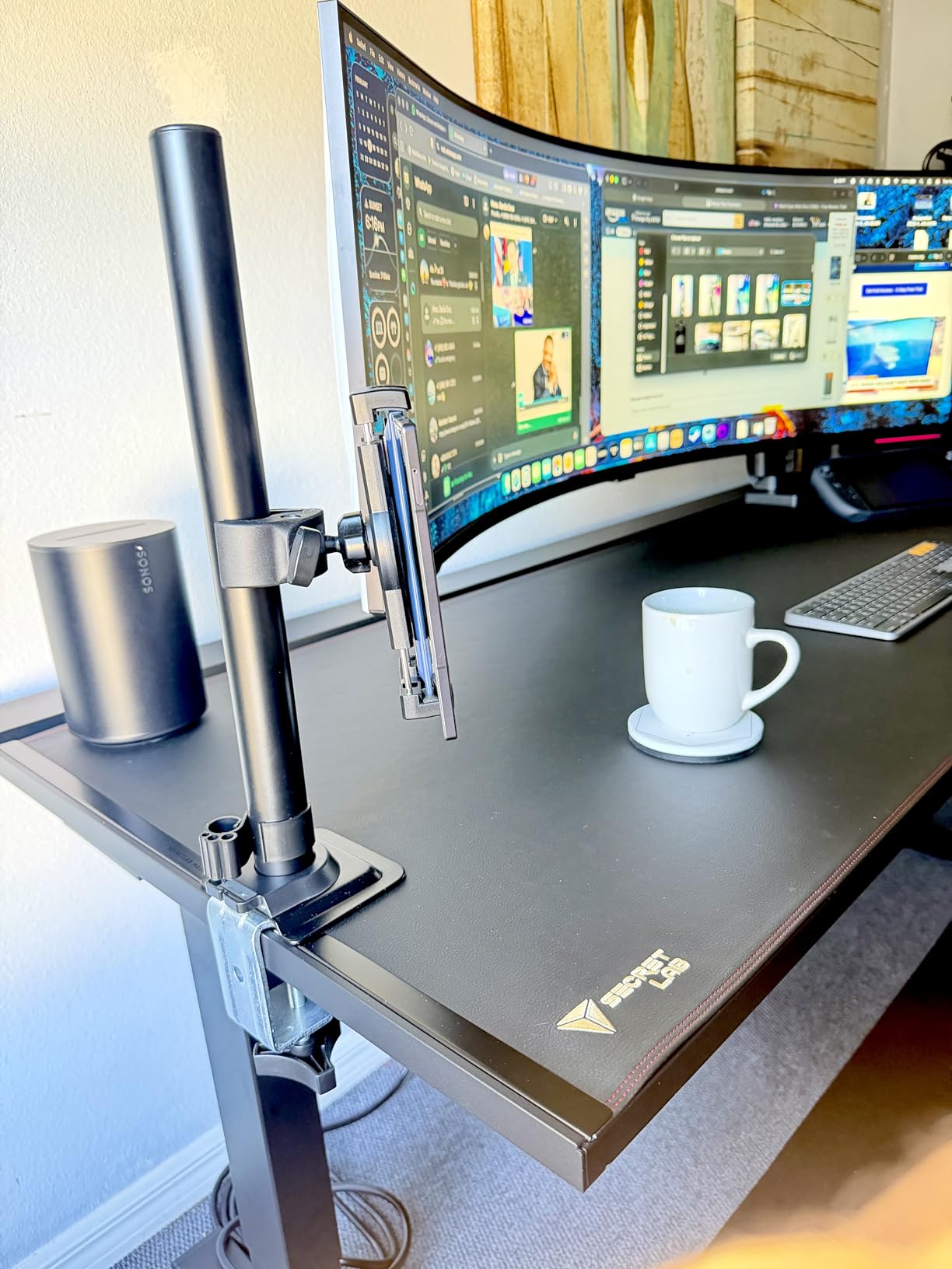 ULTRARM Heavy Duty Monitor Arm for Ultrawide Monitors up to 57