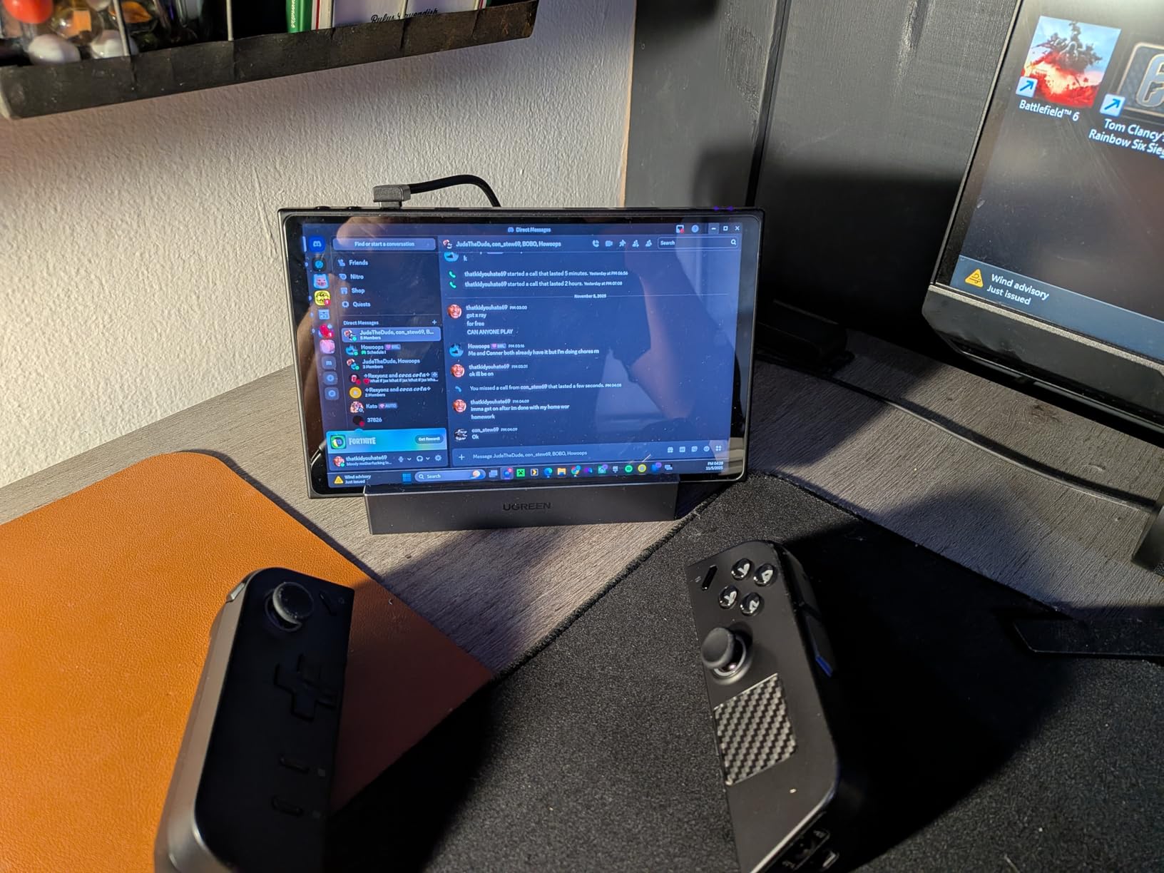 UGREEN Steam Deck Dock 9-in-1 USB C Docking Station Foldable Stand | 4K@60Hz HDMI, Gigabit Ethernet, PD 100W, 10Gbps USB A&C 3.2, TF/SD For Steam Deck, Rog Ally, ROG Xbox Ally, Legion Go customer photo 2