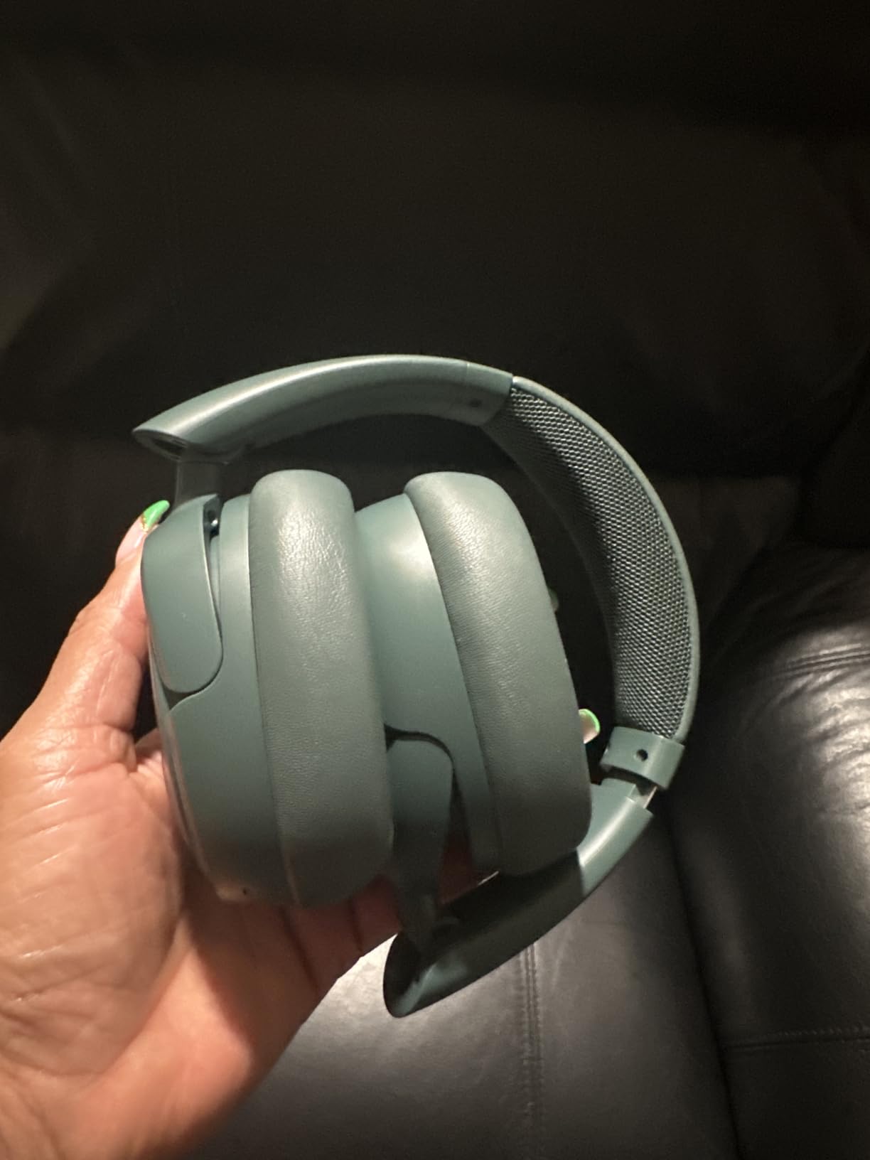 JLab JBuds Lux ANC Over Ear Headphones, Active Noise Cancelling, Bluetooth, Spatial Audio, Sage customer photo 1