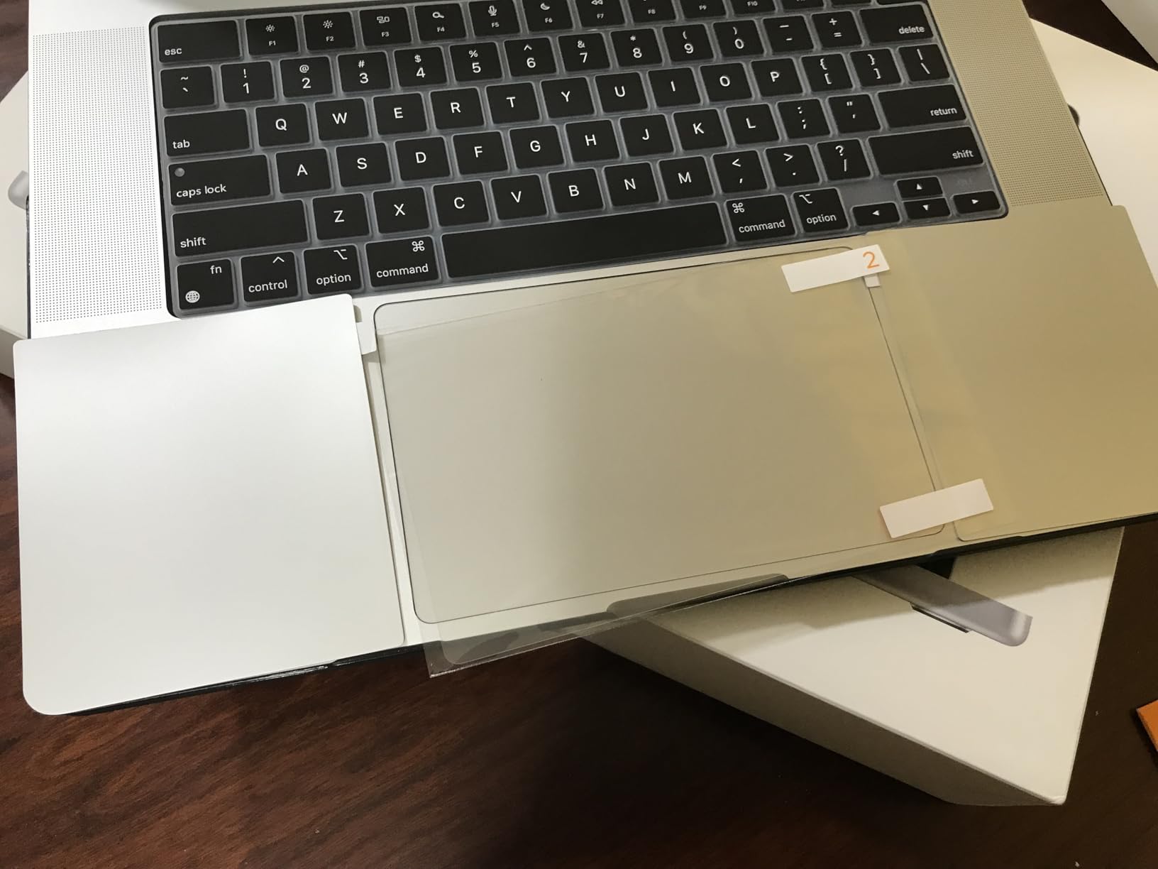 GhostShield Premium Palm Rest Protector Skin Cover Set, Scratches and Wear Protection, Compatible with MacBook Pro 16