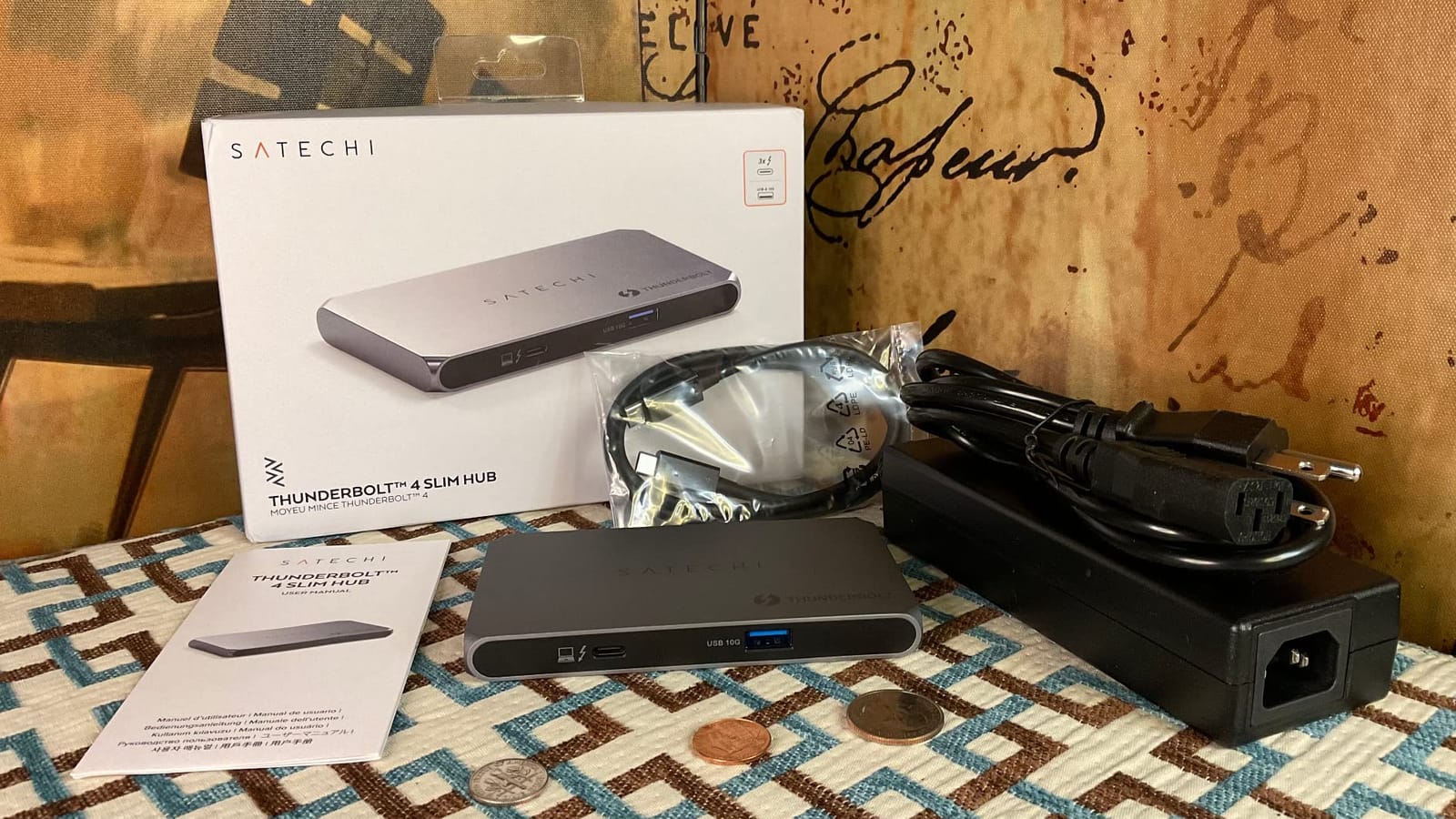 Satechi Thunderbolt 4 Slim Hub Pro, Docking Station, 100W USB-C Charging | Single 8K or dual 4K display, 4 Thunderbolt ports, USB 3.2 Gen2, for Mac, Windows, MacBook Air/Pro, Dell, Surface, Lenovo customer photo 1