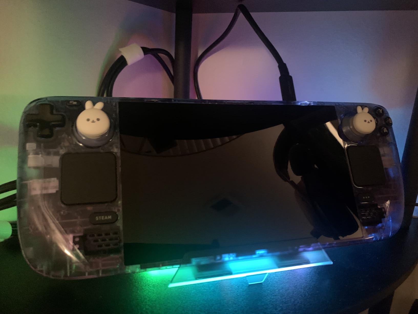 JSAUX 12-in-1 RGB Docking Station for Steam Deck/ROG Ally/Legion Go-HB1201S | 4K@120Hz HDMI & DisplayPort, VRR Supported, 100W PD Charging, USB 3.2, Gigabit Ethernet, 6 RGB Modes, SD/TF Slots, 3.5mm Jack customer photo 2