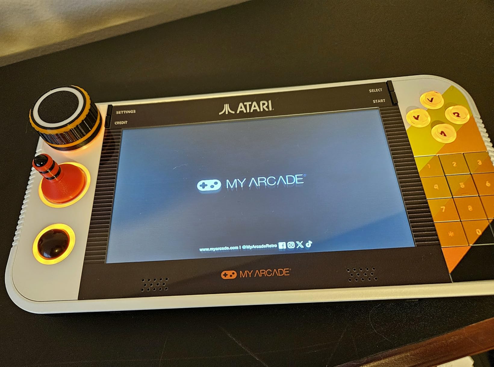 My Arcade Atari Gamestation Go: 200+ Preloaded Retro Games, Includes PACMAN | Rechargeable Battery, Wi-Fi, Smartglow, 7 Inch Display, Atari 2600, Connects to TV via HDMI customer photo 1