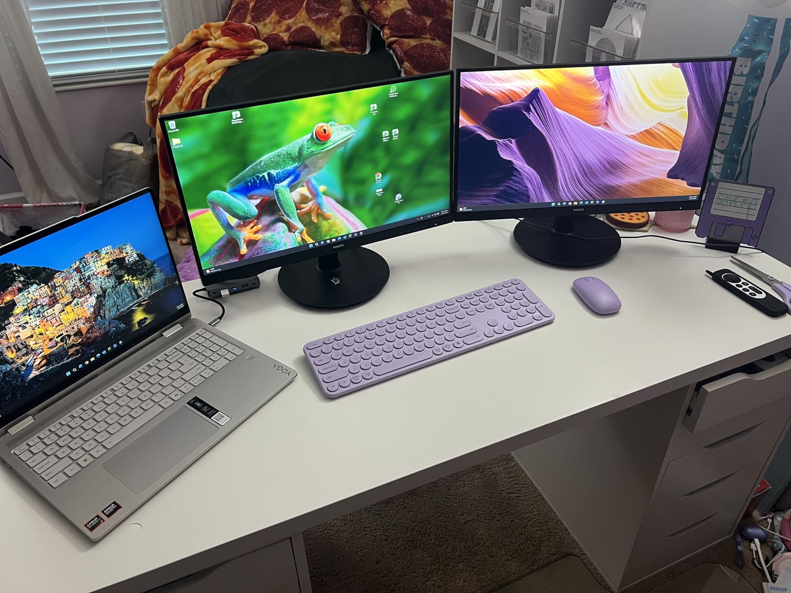 Philips 22 Inch Computer Monitor FHD 100Hz VA VESA Flicker-Free, 221V8LB | 1920x1080 LED Monitor, 4ms GtG, Adaptive Sync, HDMI 1.4, Tilt Adjust, Low Blue Light, 4yr Advance Replacement Warranty customer photo 2