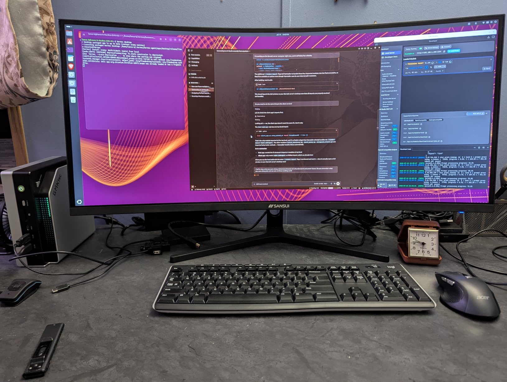 SANSUI 34-Inch Curved Gaming Monitor UWQHD 3440 x 1440P 200Hz Ultrawide | 34