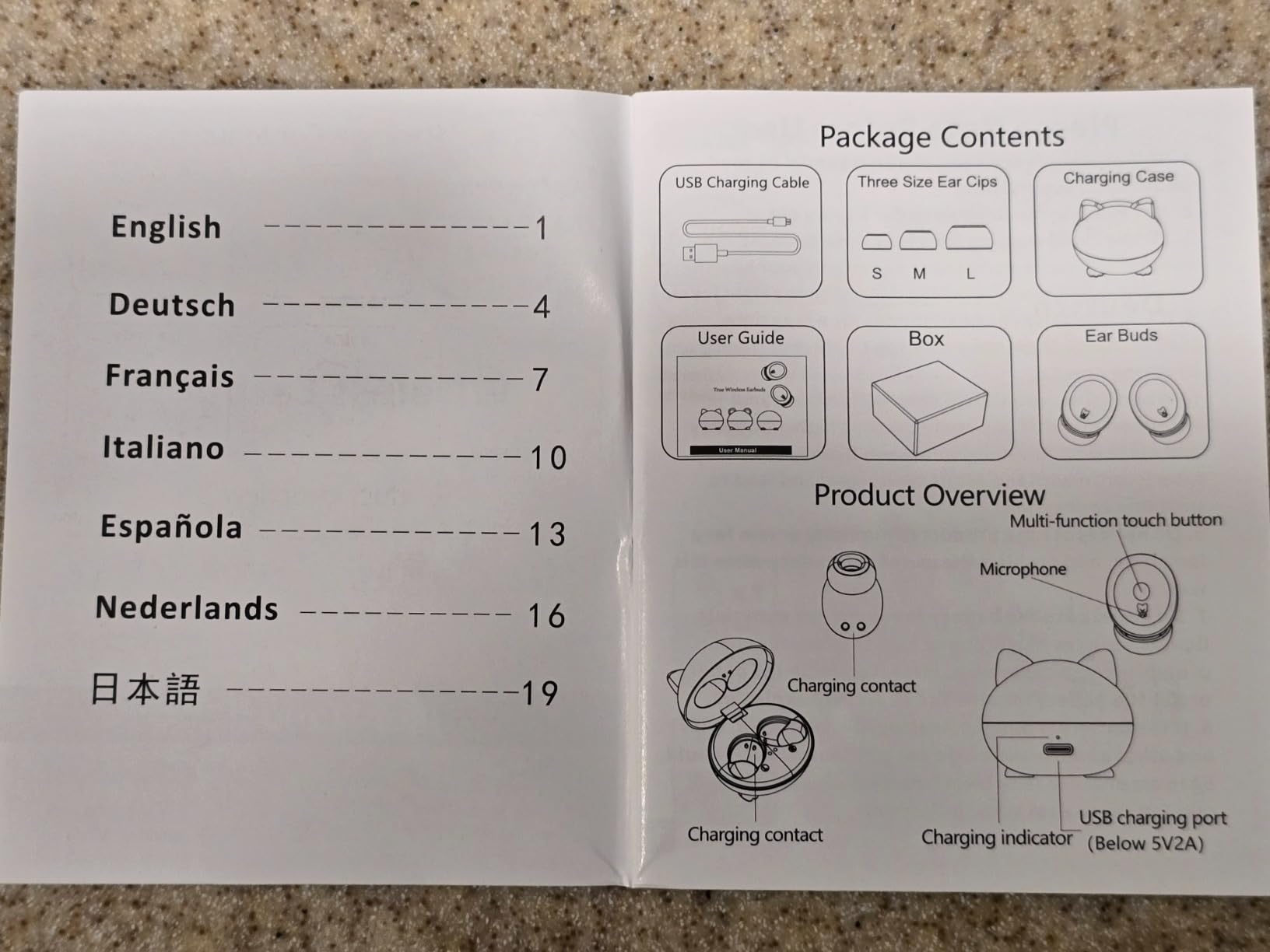 Kids Earbuds, 85dB Safe Volume to Protect Hearing, Bluetooth Earbuds for Kids with Mic, 30H Playtime, Safe Material, Lightweight, Waterproof, Touch Control, Wireless Ear Buds for School Travel, Koala customer photo 1