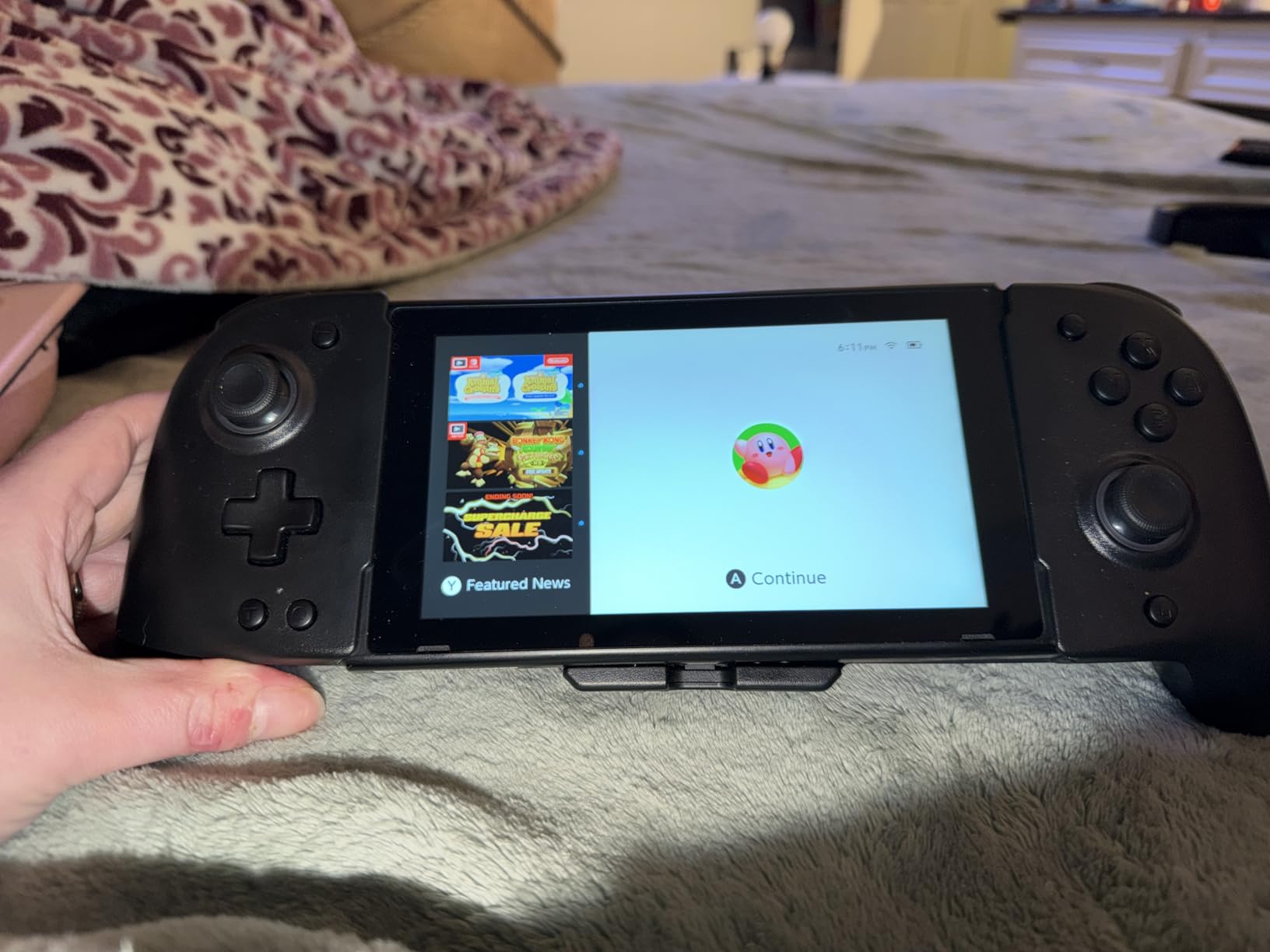 Spican Switch Controllers for Nintendo Switch/OLED Controller, Full-Size Switch Joy-pad for Better Handheld Mode, Switch Accessories Wireless Pro Controller with RGB Light/Battery/Turbo/Macro/4 Game Slot customer photo 1