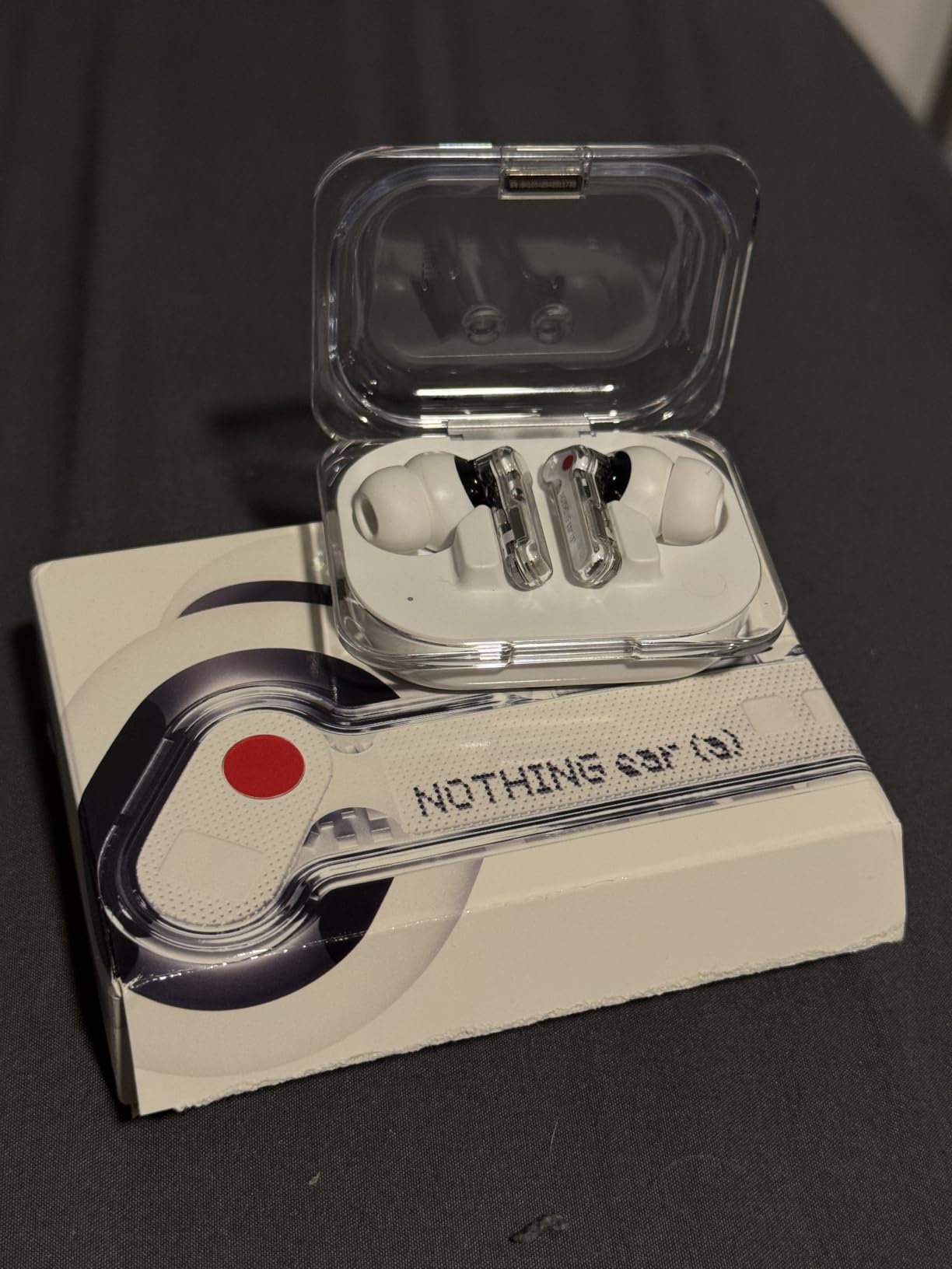 Nothing Ear (a) Wireless Earbuds, 45dB Hybrid Noise Cancelling Earbuds, Hi-Res Audio, Advanced Equaliser, Dual Connect, 6 Mics, 42.5H Playtime Ear Buds Wireless Bluetooth, Black customer photo 2