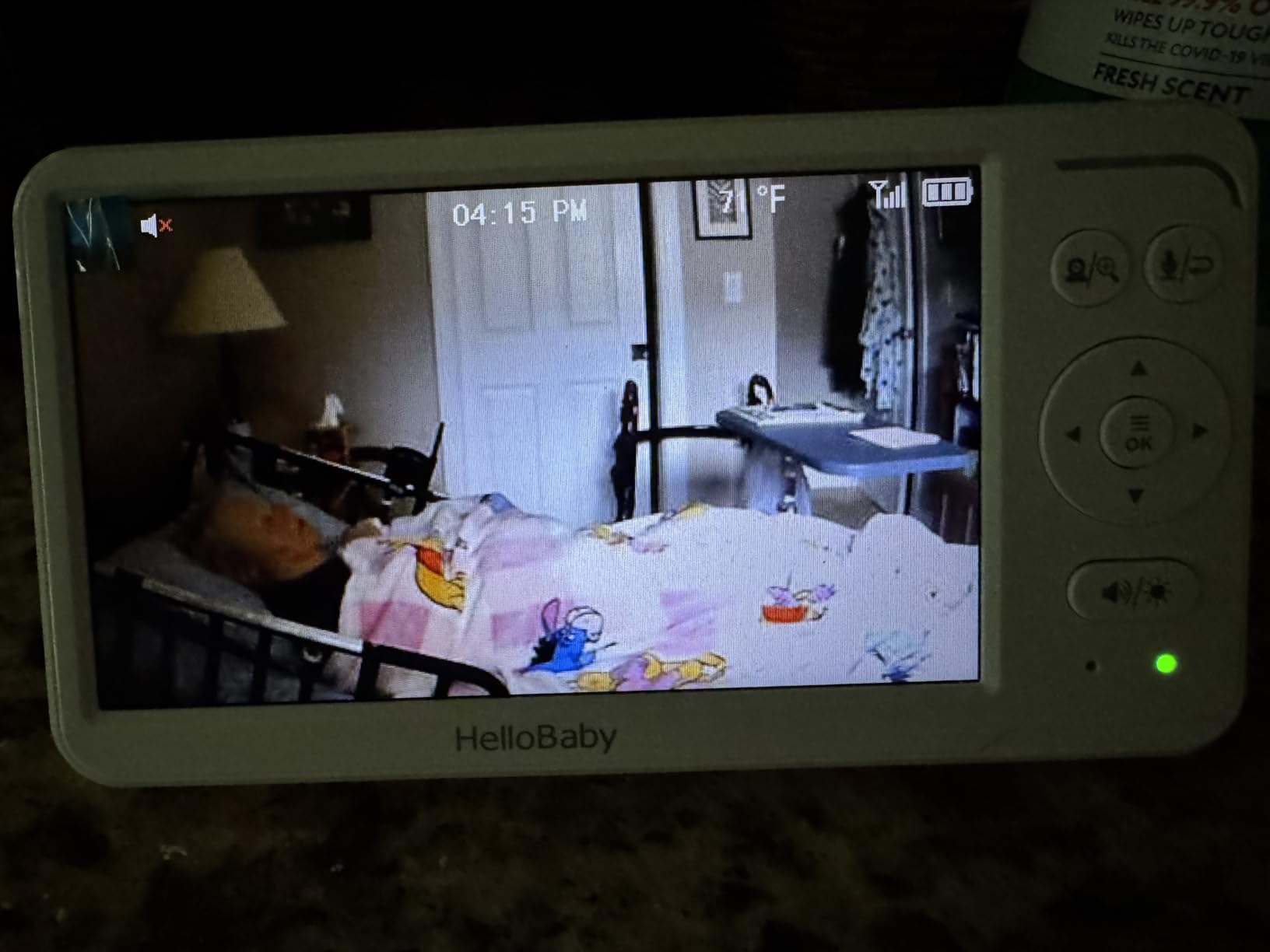 HelloBaby 6'' No WiFi Video Baby Monitor with Camera Audio, 30H Battery | World's First 6