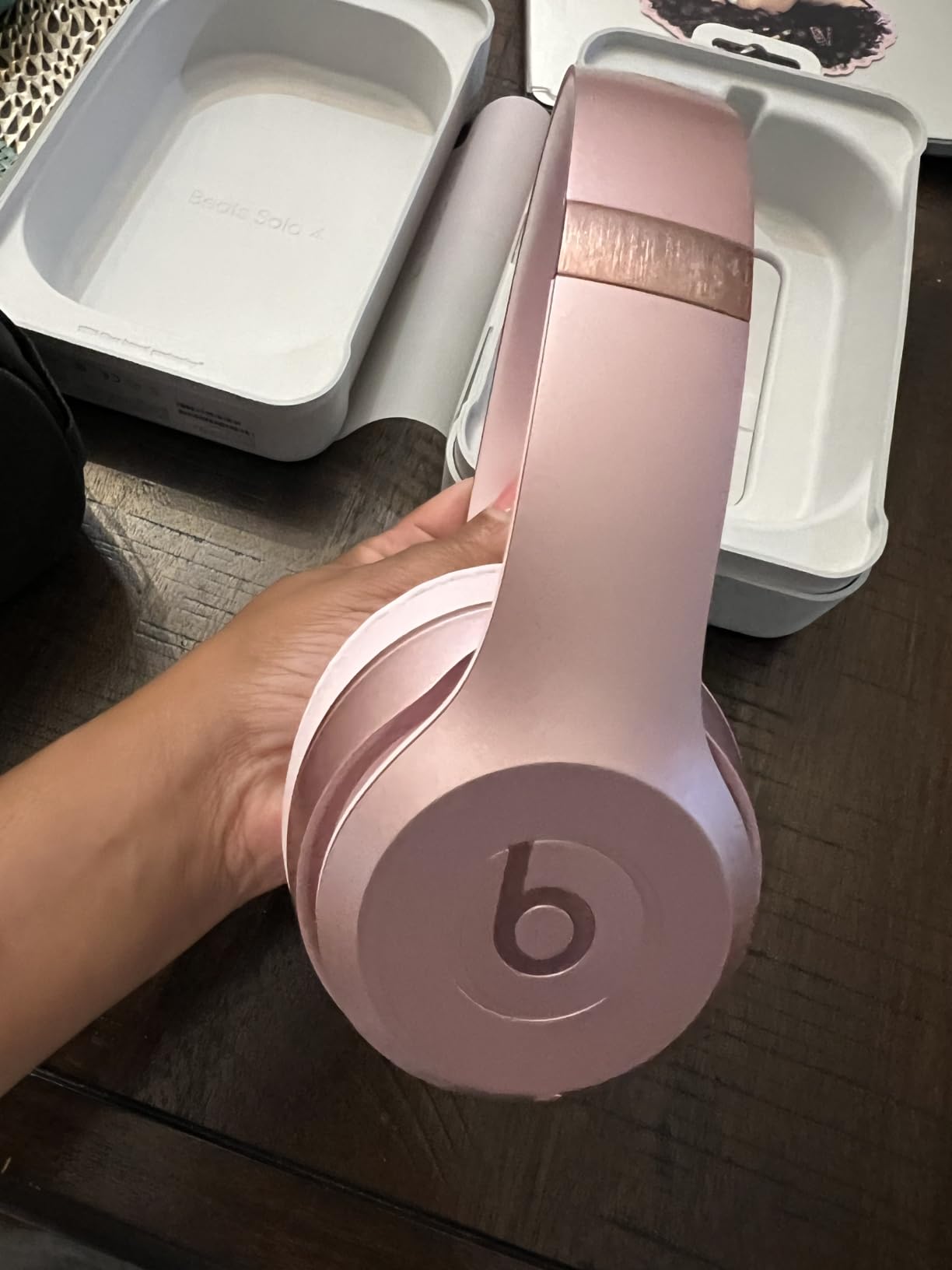 Beats Solo 4 - Wireless On-Ear Bluetooth Headphones, Up to 50-Hour Battery Life, Ultra-Lightweight Comfort, Powerful and Balanced Sound - Slate Blue customer photo 1