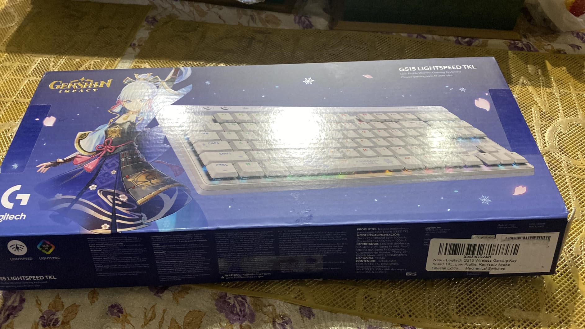 Logitech G515 Lightspeed TKL Wireless Gaming Keyboard (Tactile) - Black, LIGHTSPEED, Low Profile, LIGHTSYNC RGB, PBT Keycaps customer photo 1
