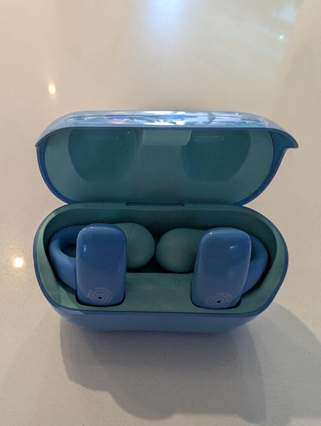 BANIGIPA Kids True Wireless Earbuds, Open Ear Headphones for Boy Girl Teen | 85dB Healthy Volume Control Protect Hearing, Light and Comfortable, Bluetooth 5.4, Built-in Mic for Calling School Travel customer photo 2
