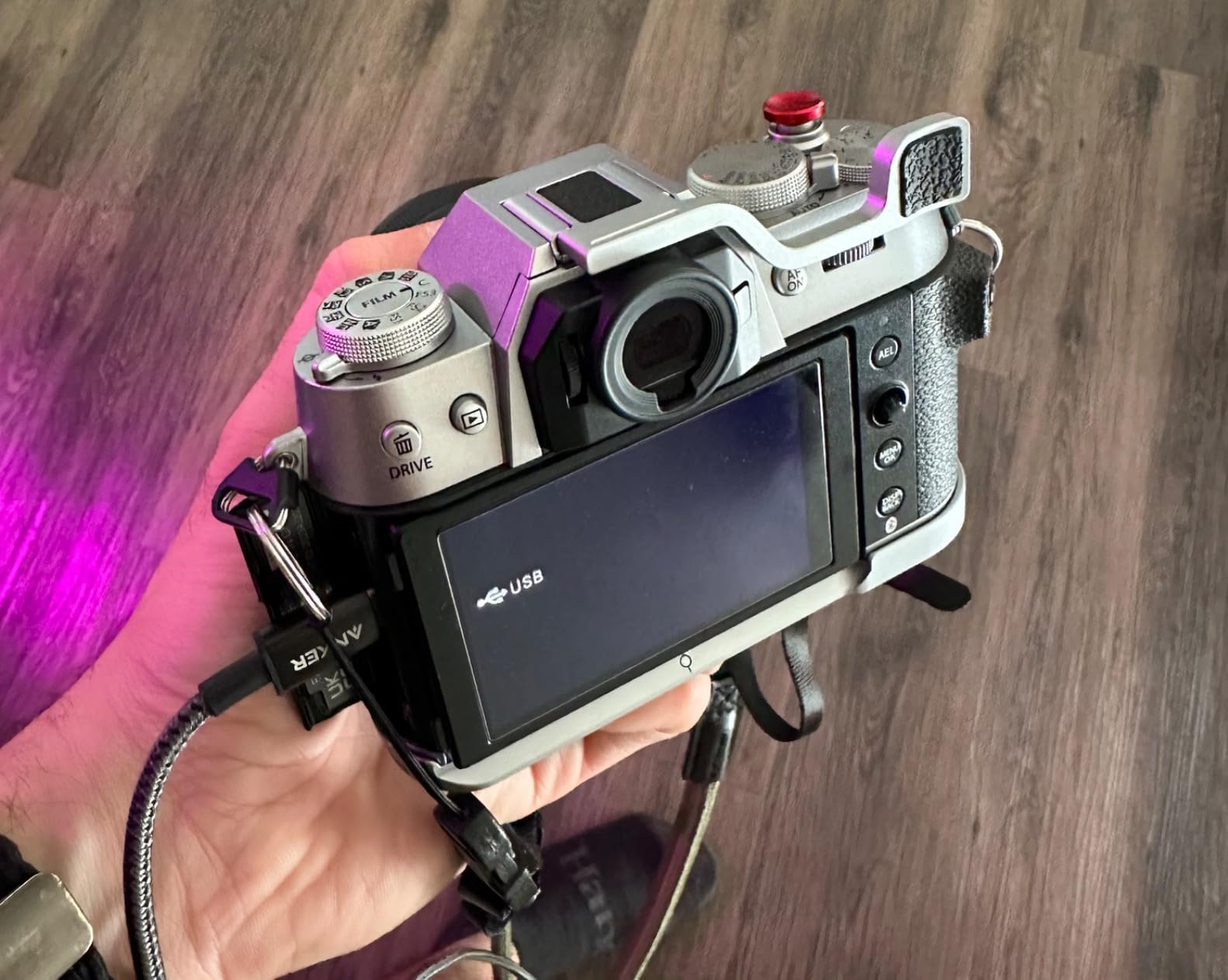 Fujifilm X-T50 Mirrorless Digital Camera XC15-45mm F3.5-5.6 OIS PZ Lens Kit - Silver customer photo 1
