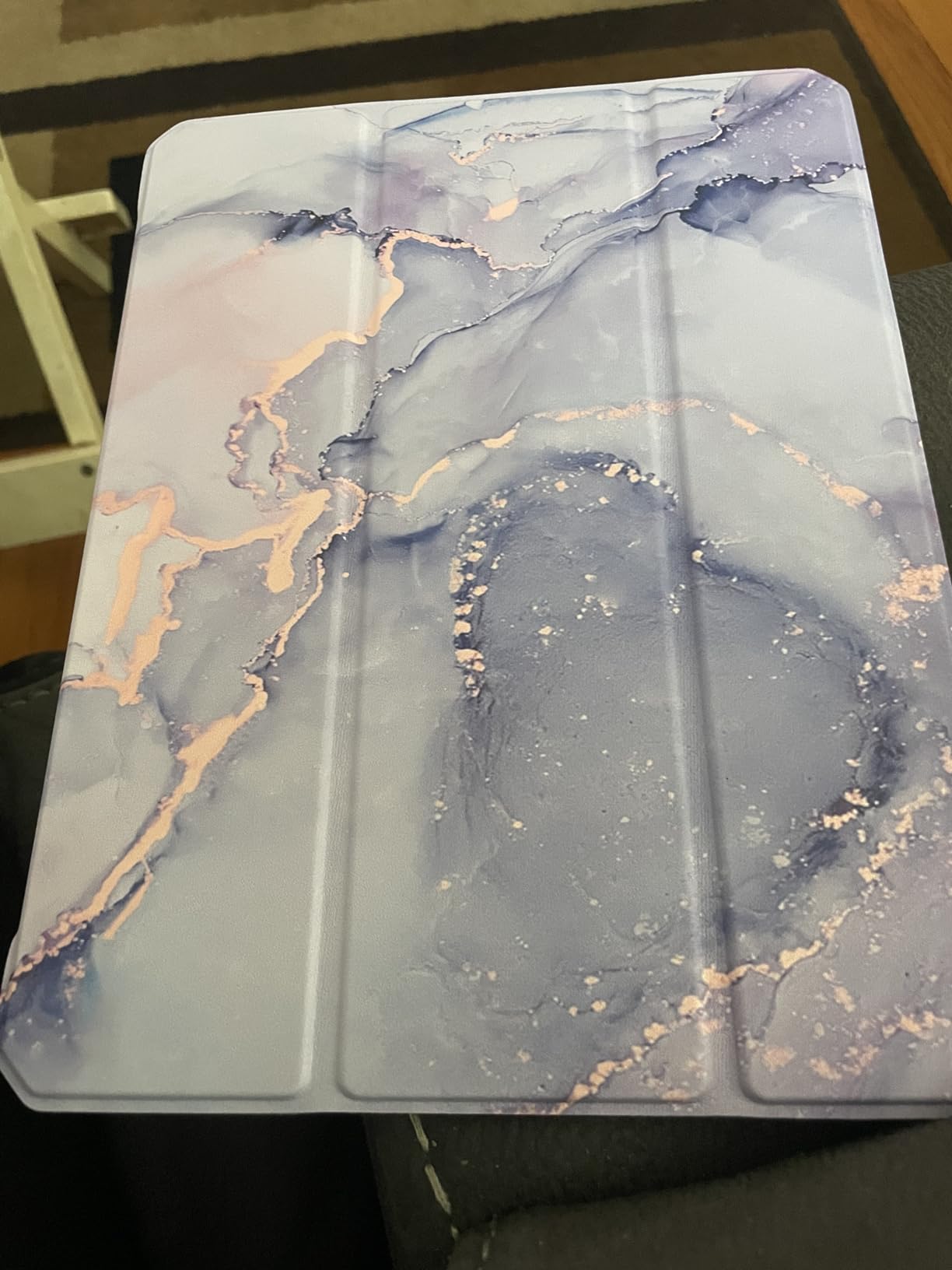 Fintie Hybrid Slim Clear Case for iPad Pro 11-inch (M5) 2025 / (M4) 2024 | Shockproof Cover with Transparent Back Shell, Viewing & Typing Angles, Pencil Holder, Auto Wake/Sleep, Lilac Purple customer photo 2