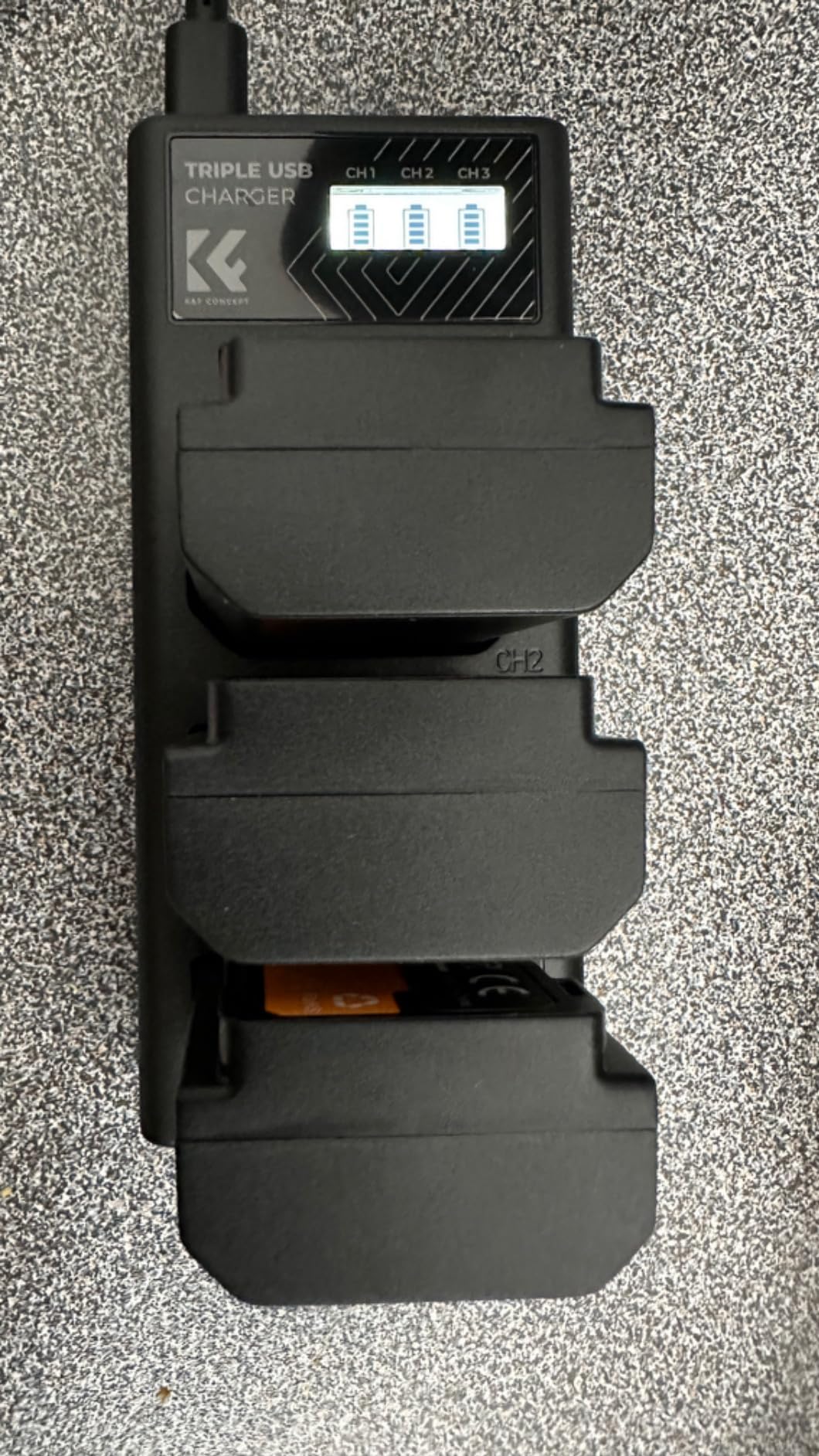 K&F Concept 3-Pack NP-FZ100 Battery and Upgraded LCD Battery Charger, 2280mAh, for Sony A7 III/IV/A7R III/IV/FX3/FX30/A9/A6600/A6700 customer photo 1