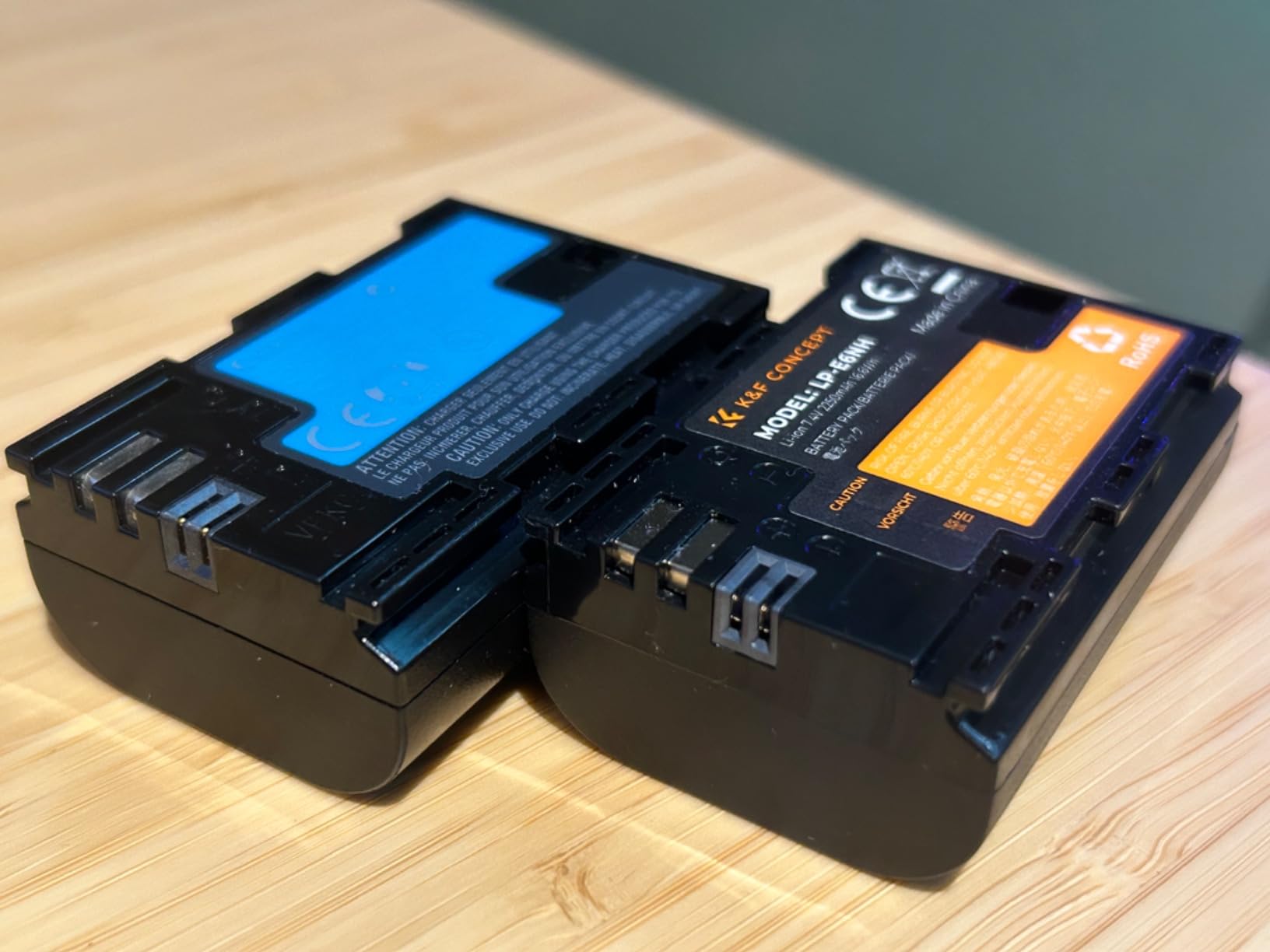 K&F CONCEPT 2600mAh LP-E6NH Battery and 3-Slot Battery Charger Compatible with Canon EOS R7, R6, R5, R, 6D Mark II, 5D Mark IV, 5D Mark III, 5DS, 5DS R, 5D Mark II, 80D, 90D, 6D, 7D, 7D Mark II customer photo 1