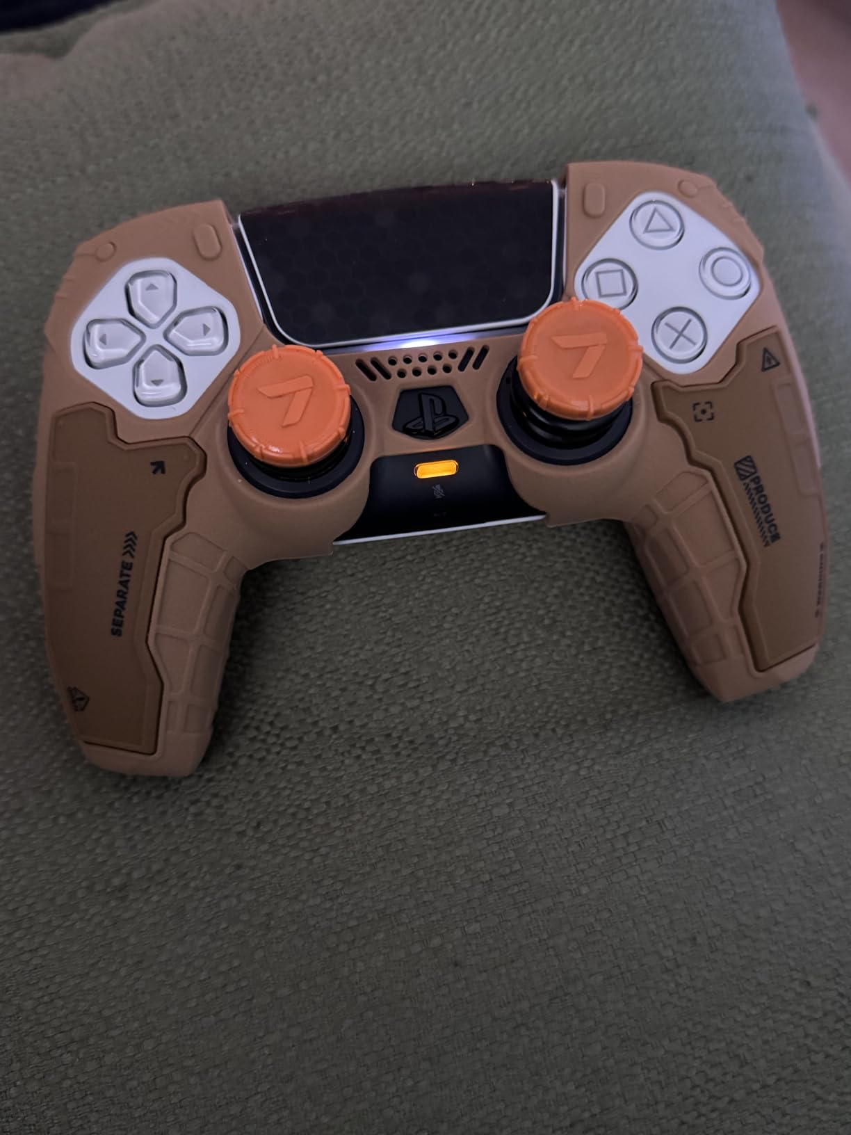 GeekShare G.S.TAC Tactical PS5 Controller Skin Set with 2 Thumb Grip Caps and 2 Stickers - Black Myth: Wukong customer photo 1