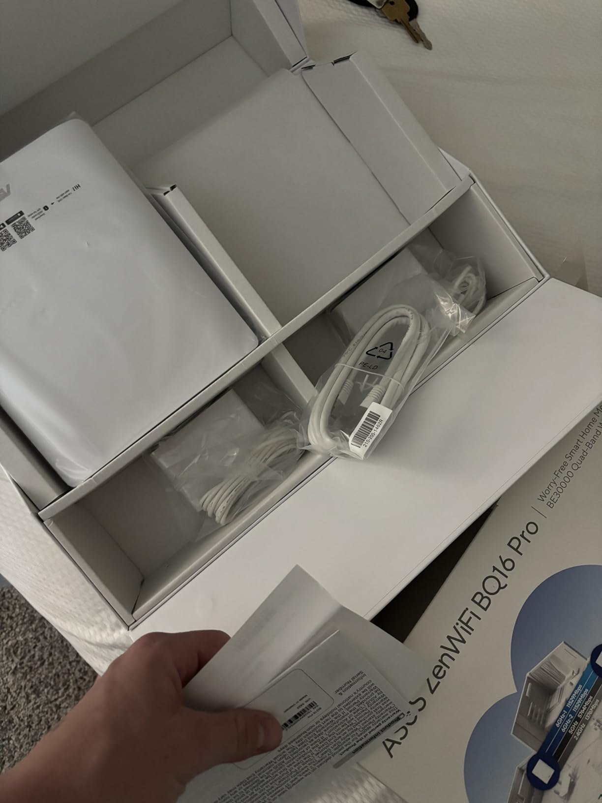 ZenWiFi BT10 WiFi 7 Mesh Router - Tri-Band, 6K sq ft, x2 10G (2 Pack) customer photo 2
