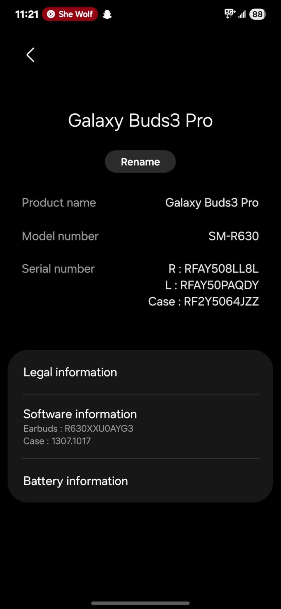 SAMSUNG Galaxy Buds3 Pro (2024, ANC) Water Resistant, AI Real-Time Language Interpreter, True Wireless Bluetooth 5.4 Earbuds, Hi-Fi, Noise Cancelling, Touch Control, International Model R630 (Silver) customer photo 1