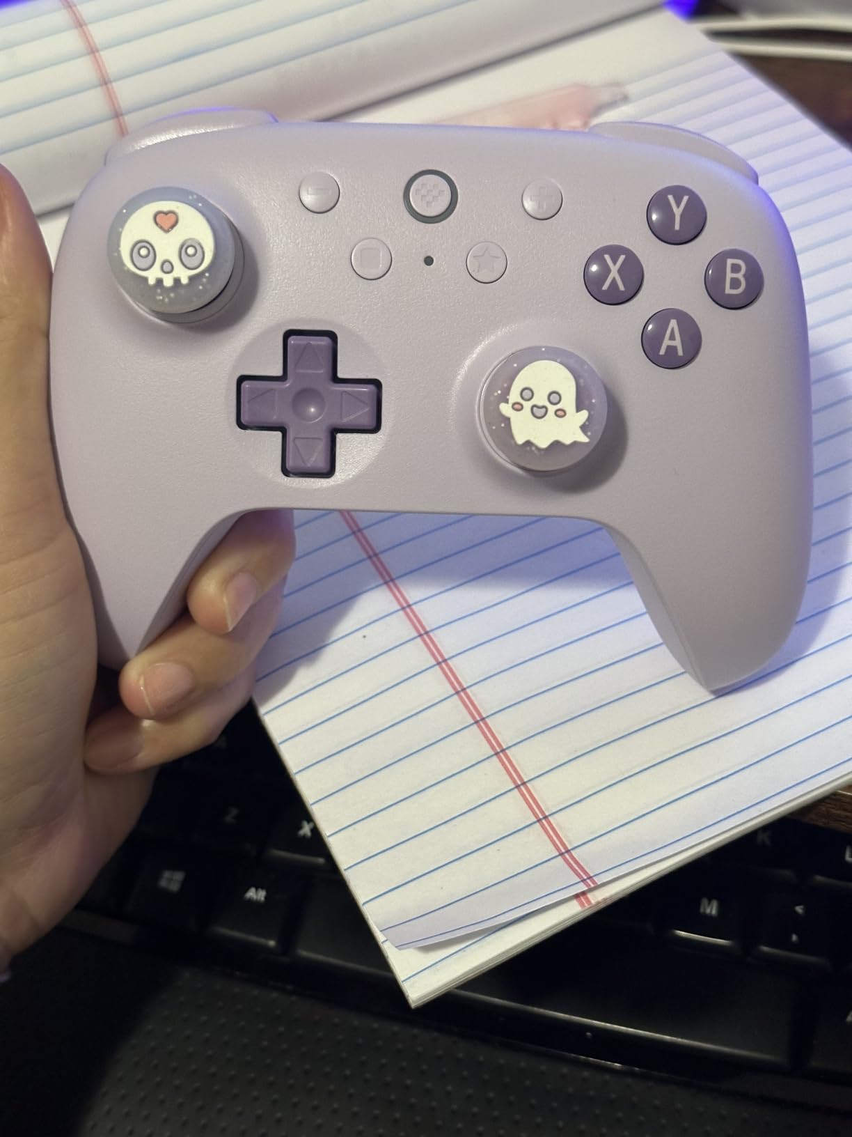 8Bitdo Ultimate 2C Wireless Controller for Windows PC and Android, with 1000 Hz Polling Rate, Hall Effect Joysticks and Triggers, and Remappable L4/R4 Bumpers (Purple) customer photo 2