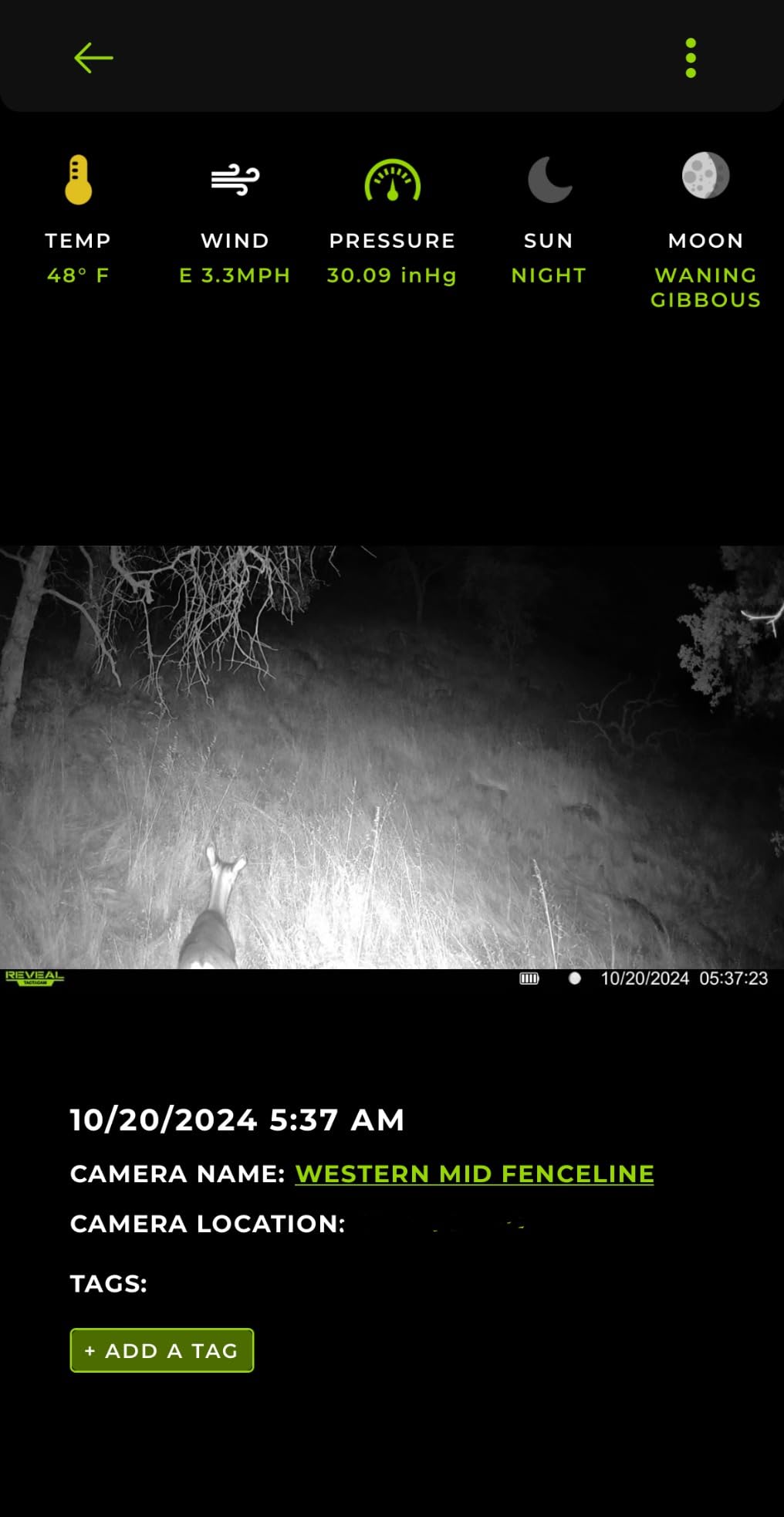 TACTACAM Reveal X 3.0 Cellular Trail Camera, Night Vision, Waterproof | 4K photo, 1080p video; auto-connect multi-carrier LTE; no SD card needed; 6+ month battery life; IP66 rated customer photo 2