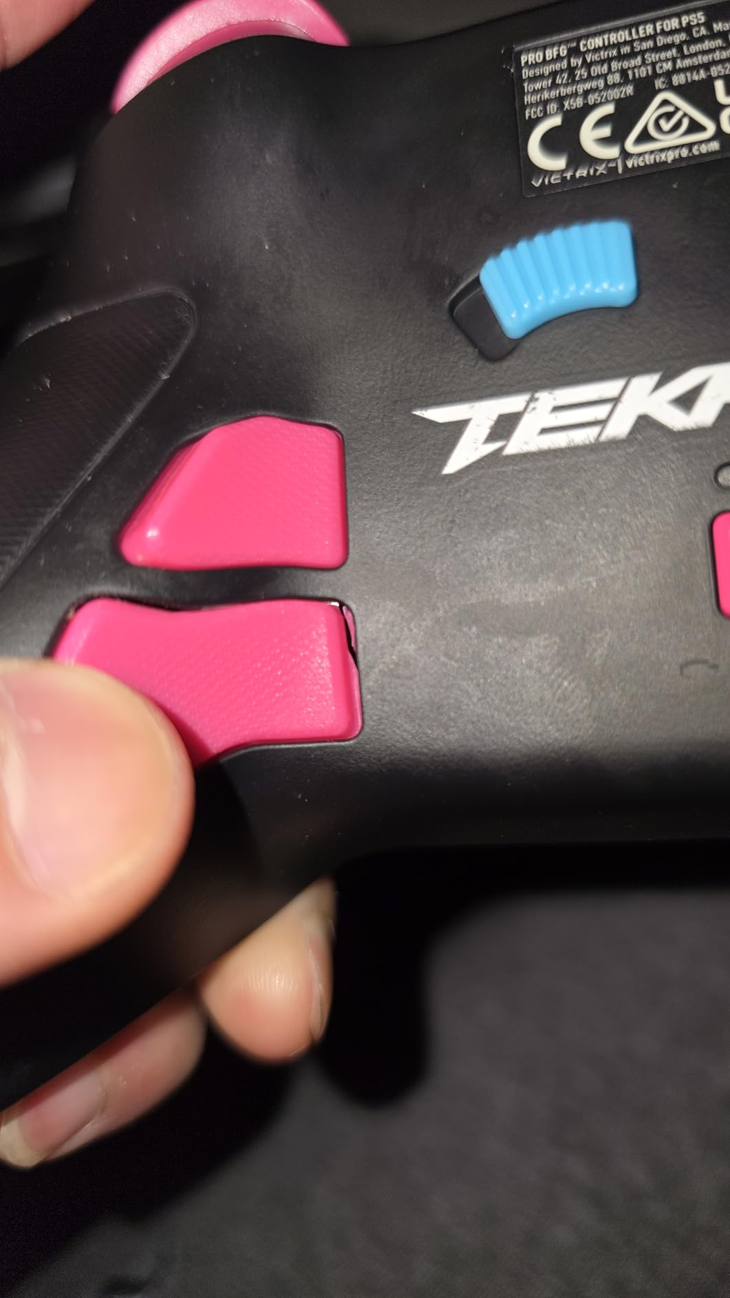 Victrix Pro BFG Wireless Gaming Controller: Tekken 8 Rage Art, PS5, PS4, PC | PlayStation, Sony 3D Audio, 4 Mappable Back Buttons, Interchangeable Thumbsticks & D-Pads, Hair Triggers & Paddles, Tekken 8 customer photo 1