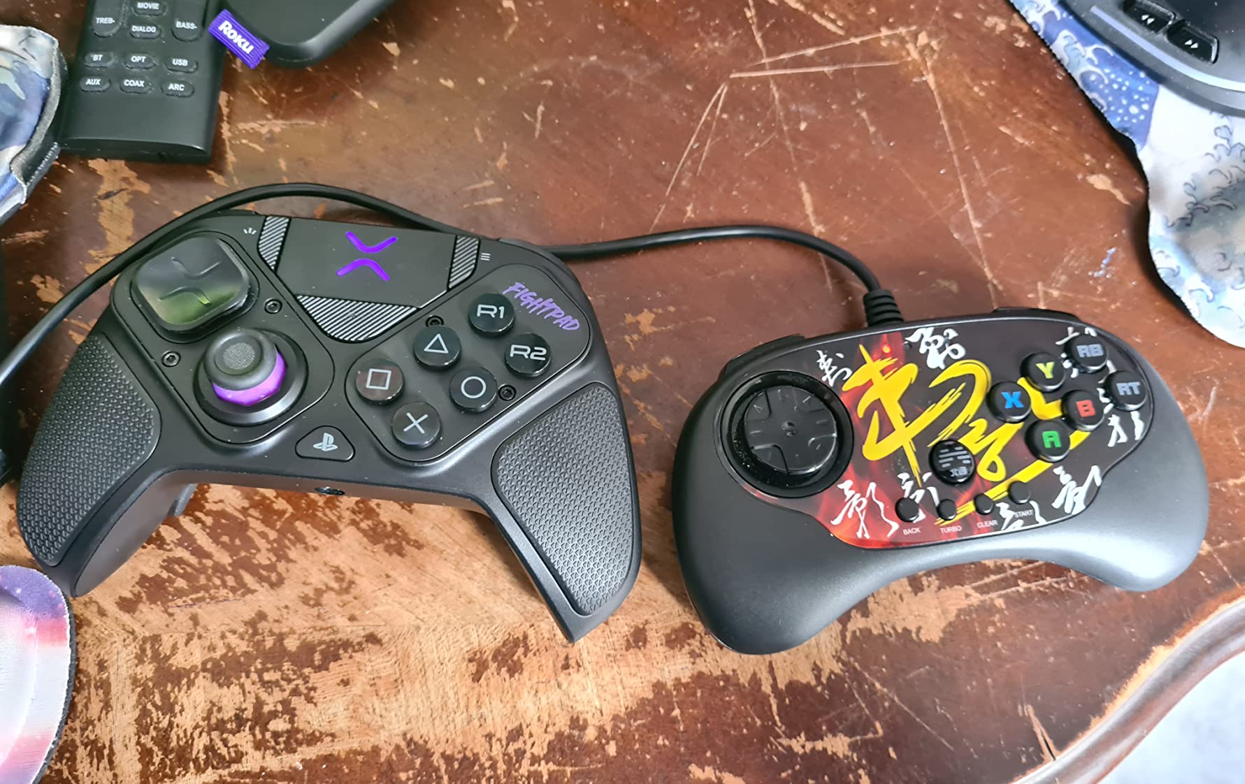 Victrix Pro BFG Wireless Gaming Controller: Tekken 8 Rage Art, PS5, PS4, PC | PlayStation, Sony 3D Audio, 4 Mappable Back Buttons, Interchangeable Thumbsticks & D-Pads, Hair Triggers & Paddles, Tekken 8 customer photo 2