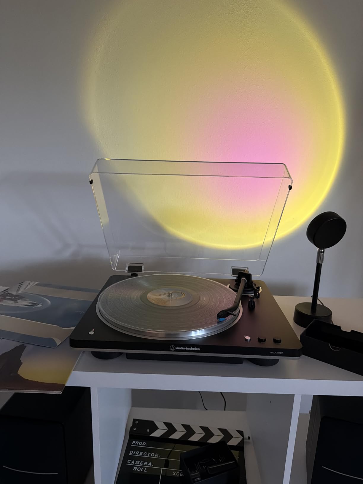 Audio-Technica AT-LP70XBT Wireless Turntable (Black/Bronze) | Fully automatic belt-drive turntable with Bluetooth and AT-VM95C cartridge for vinyl, streaming and analog audio customer photo 2