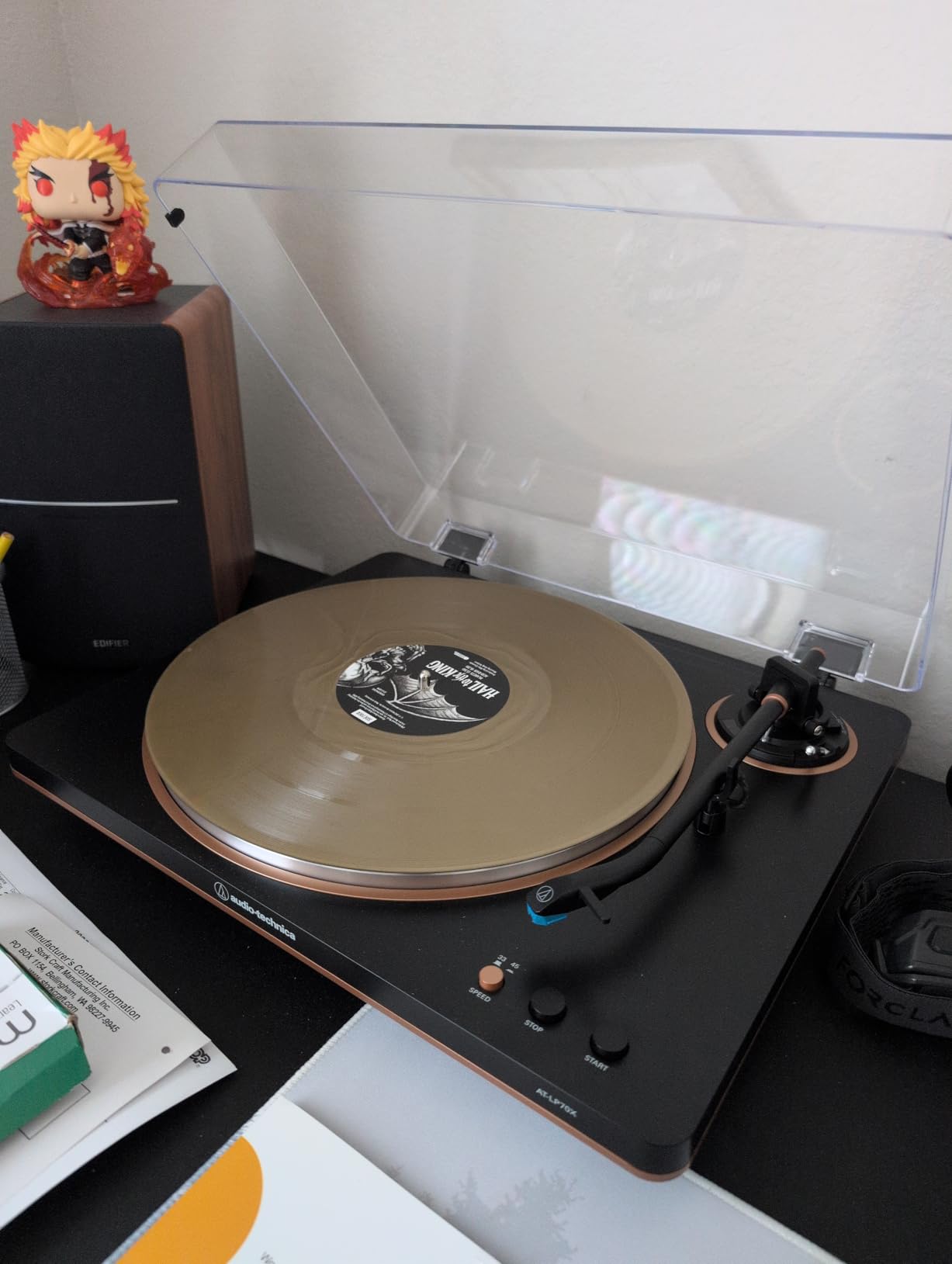 Audio-Technica AT-LP70X Automatic Turntable (Black/Bronze) customer photo 1