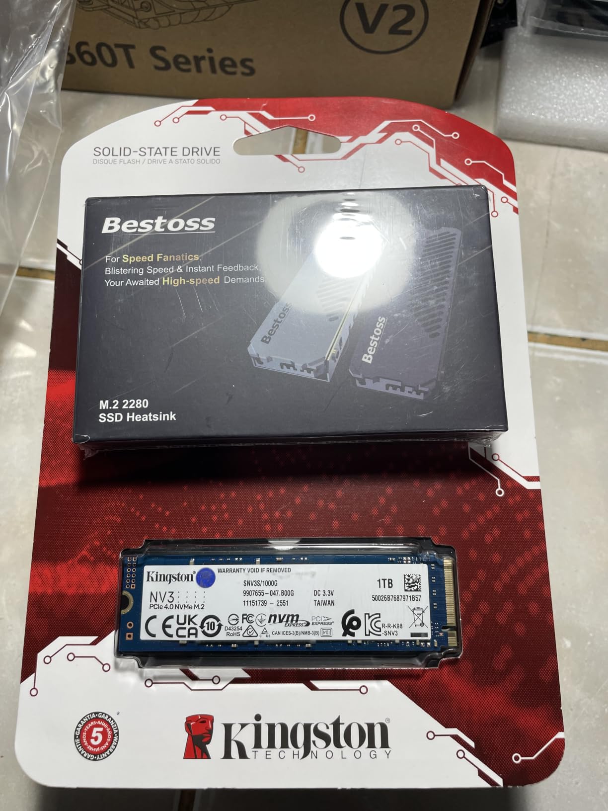Kingston NV3 1TB M.2 2280 NVMe SSD | PCIe 4.0 Gen 4x4 | Up to 6000 MB/s | SNV3S/1000G customer photo 1