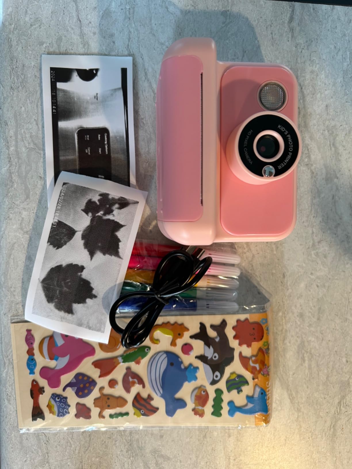 Kids Camera Instant Print, Christmas Birthday Gifts for Girls and Boys | 1080P HD Video Digital Kids Camera with 32G Card, Toddler Camera for 3-12 Years Old, Purple customer photo 1