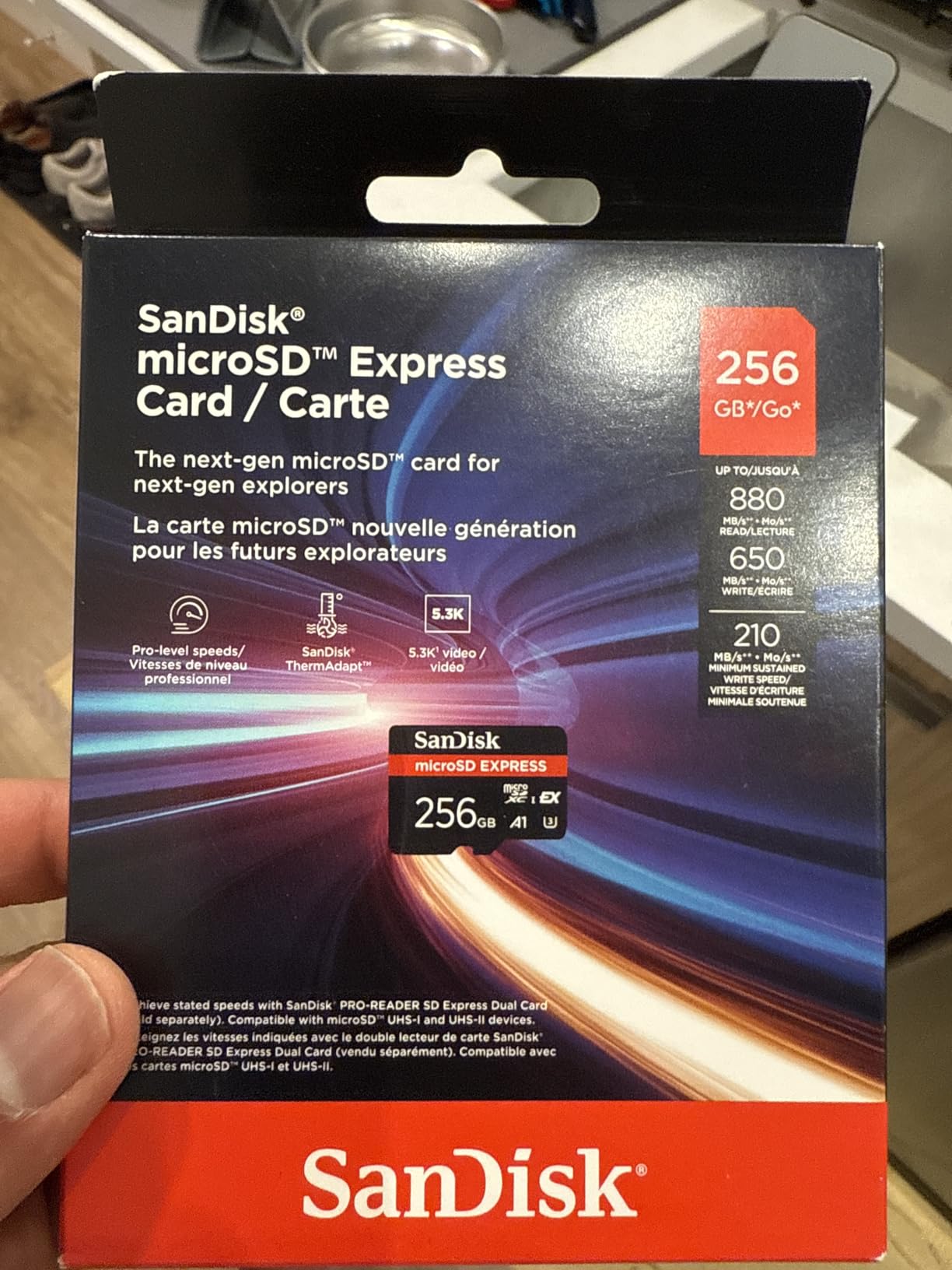 SanDisk 256GB microSD Express Card - Works with Nintendo Switch 2, Up to 880MB/s Read, Up to 650MB/s Write, U3, C10 - SDSQXFN-256G-GN4NN customer photo 1