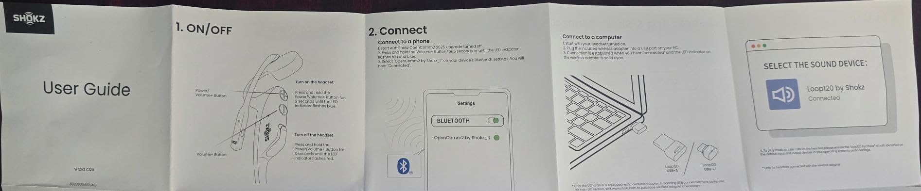 SHOKZ OpenComm2 Open-Ear Bluetooth Headset, Noise-Canceling Mic | Bone Conduction Headphones; Mute Button for Work Calls and Meetings; PC and Mac Compatible; 16-Hour Battery Life & Quick Charge customer photo 2