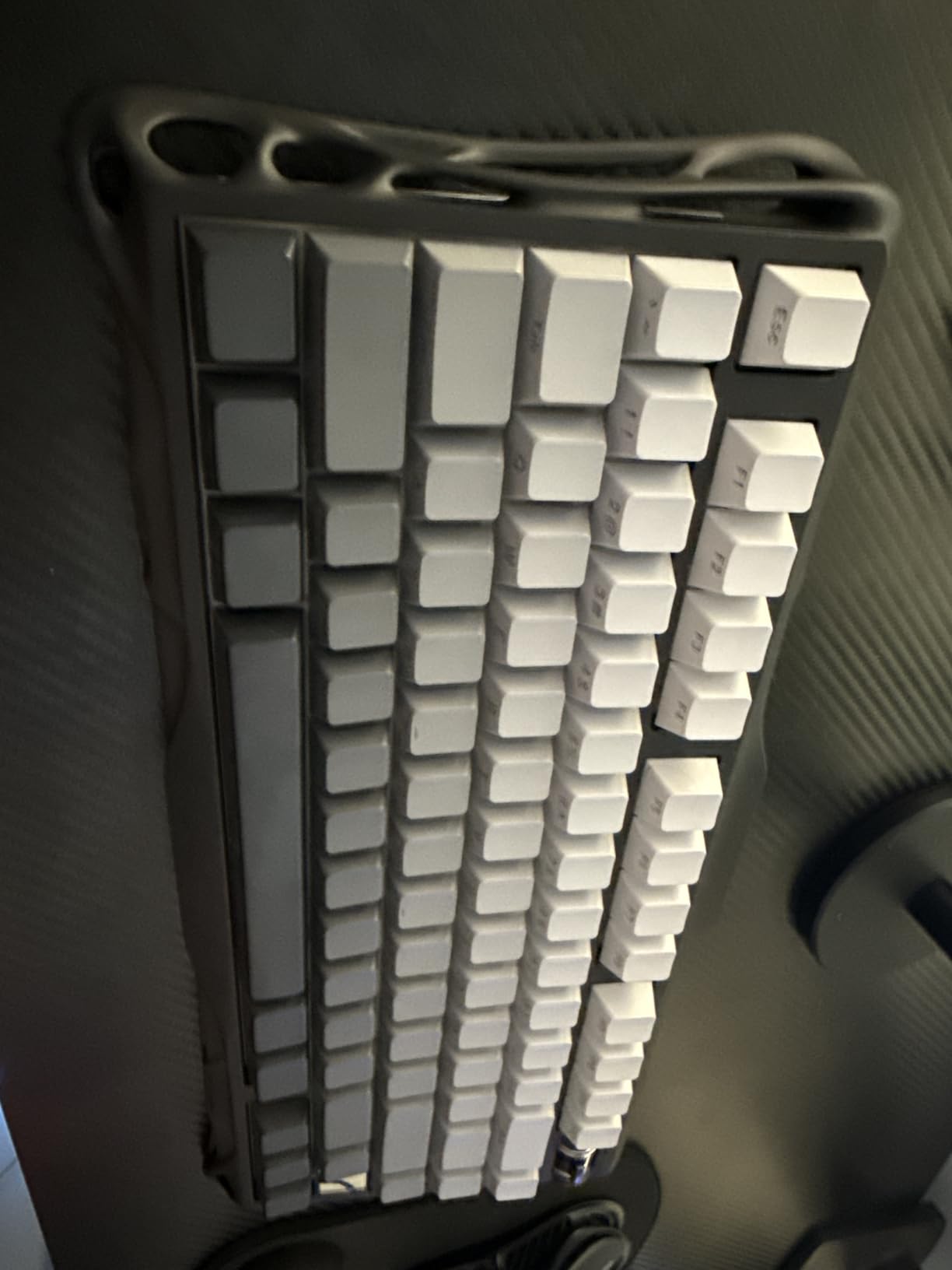 GravaStar Mercury K1 75% Wireless Mechanical Gaming Keyboard RGB Backlit | Gasket Mount, Hot Swappable Linear Switches, Creamy Sound Keyboard, 2.4GHz/USB-C/Bluetooth 5.0, for Win/Mac customer photo 1