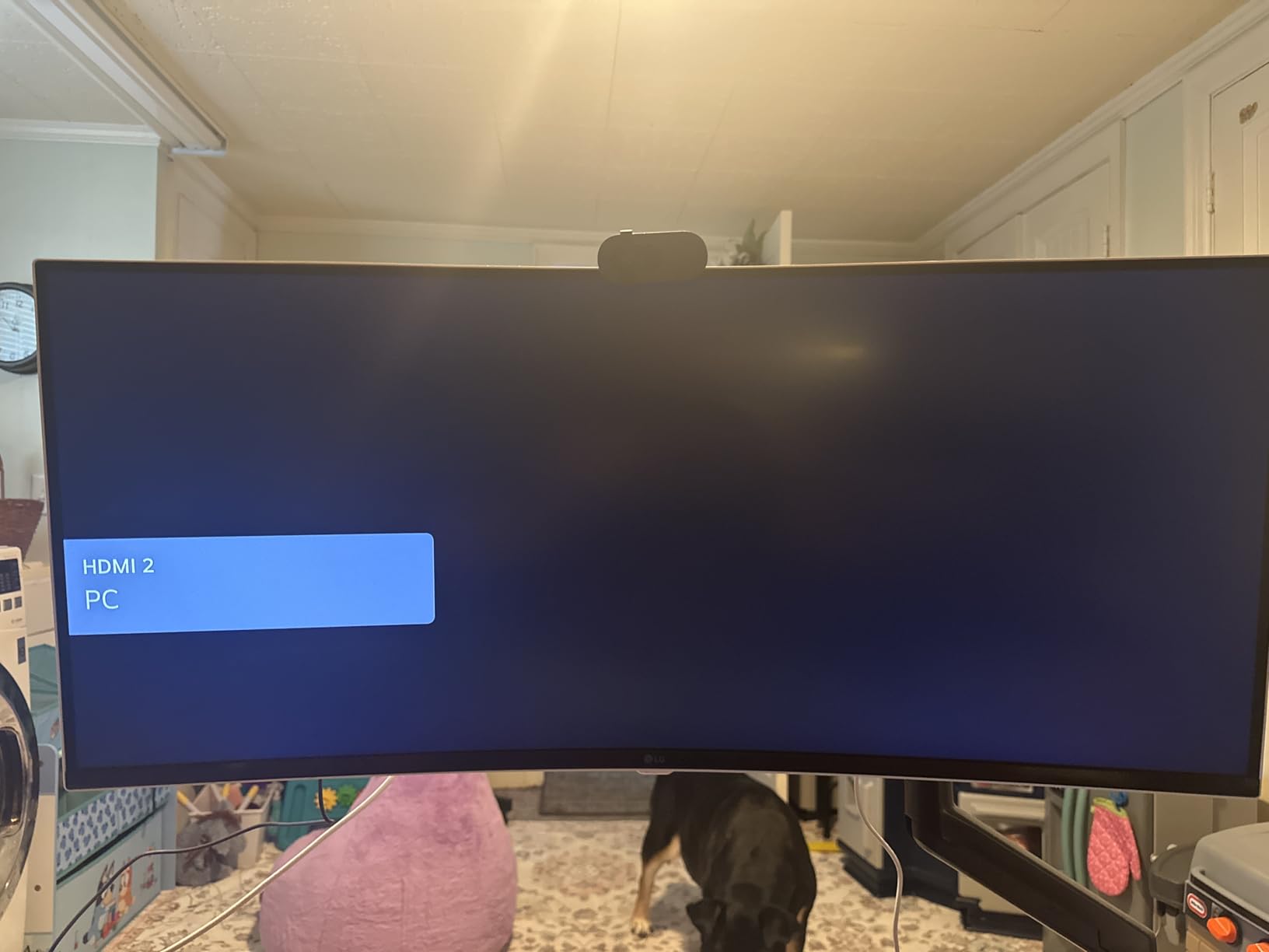 LG 34SR60QC-W 34-inch QHD (3440x1440) Curved Smart Monitor with Streaming, UltraWide Screen, webOS, HDR10, 100Hz, Built-in Speaker, AirPlay2, Screen Share, Bluetooth, ThinQ App, White customer photo 2