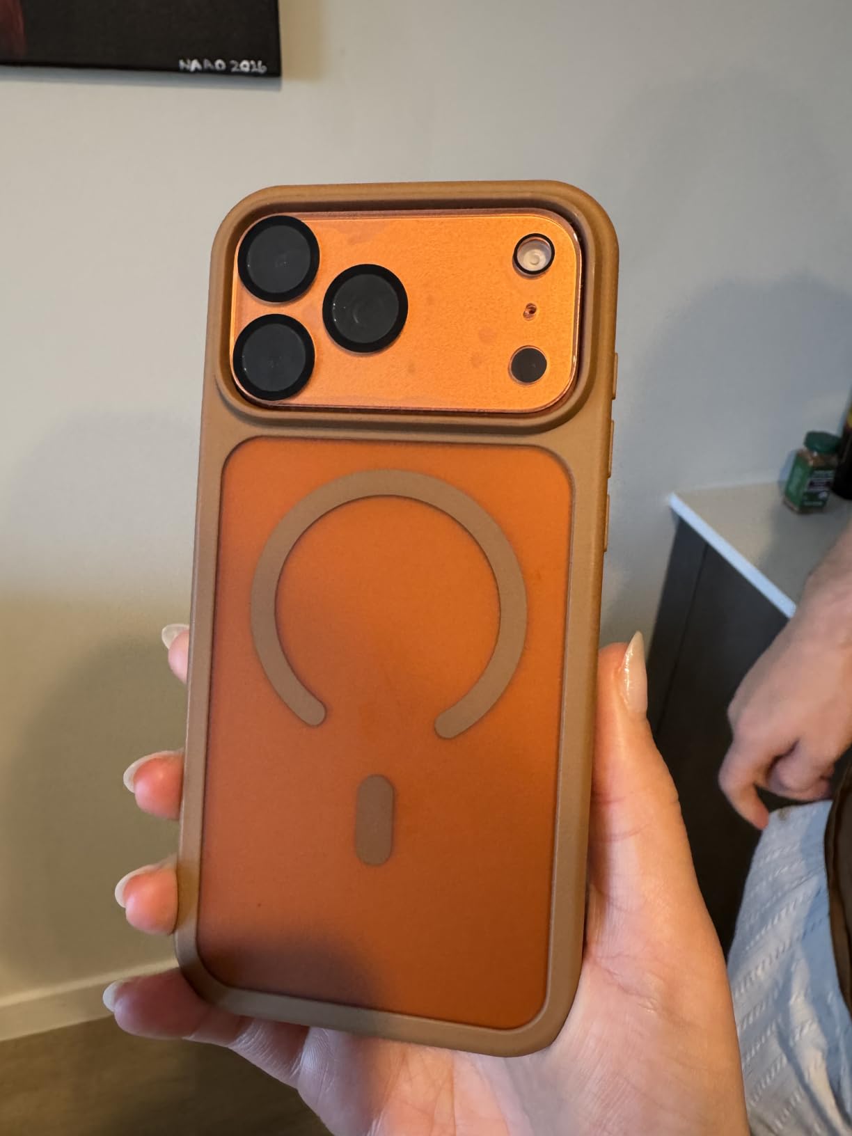 SUPFINE Magnetic for iPhone 15 Pro Case Black customer photo 2